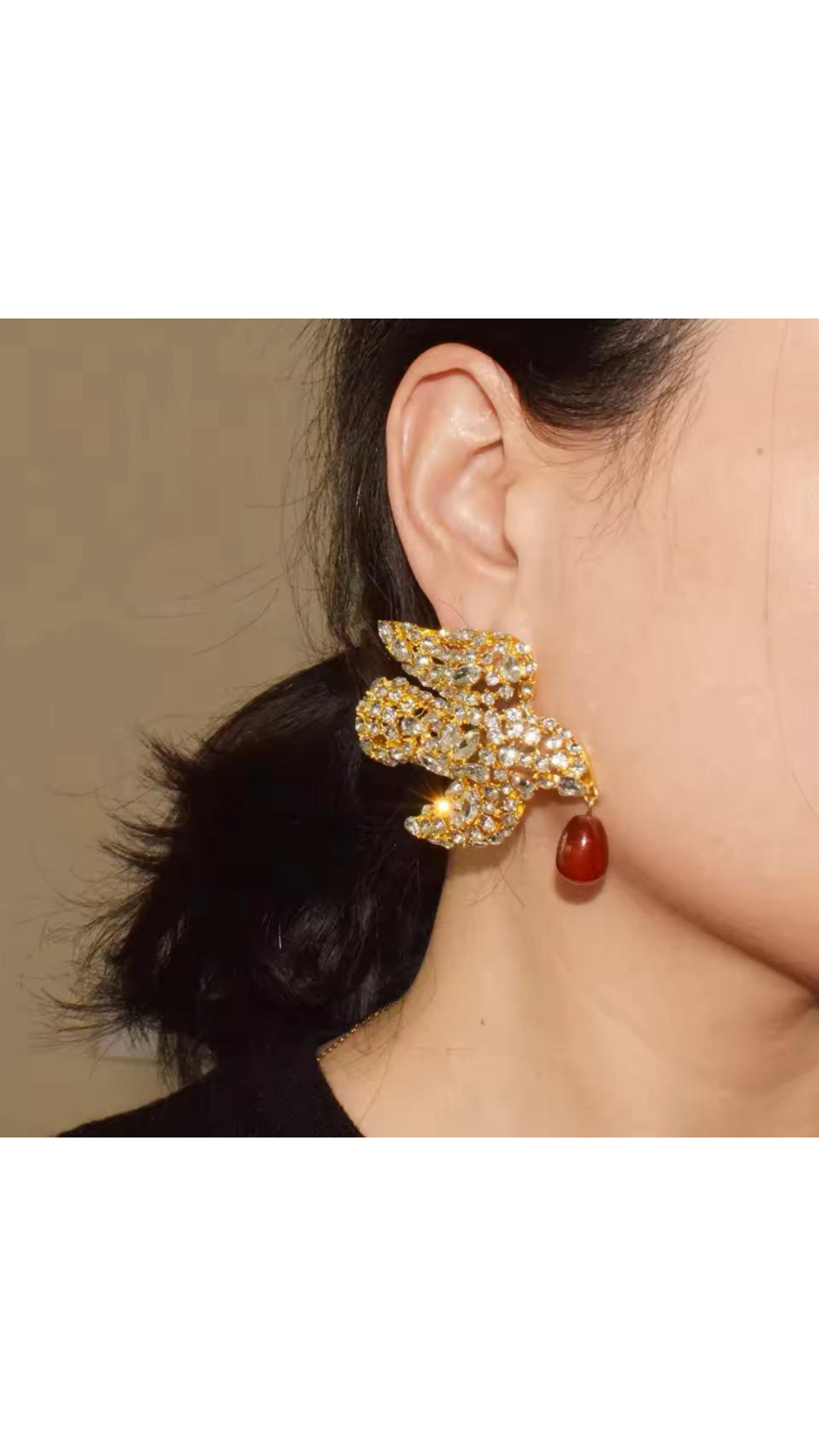 Bird earrings