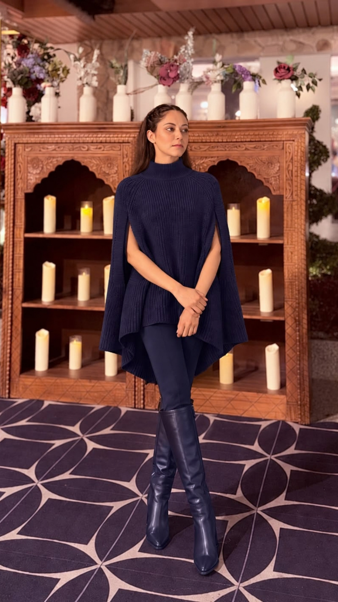 Maria cape sweater