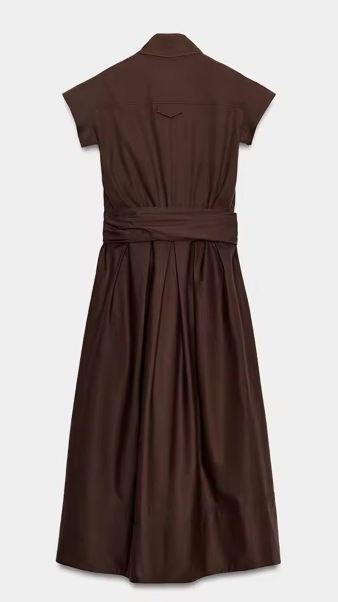 Belted Long Dress