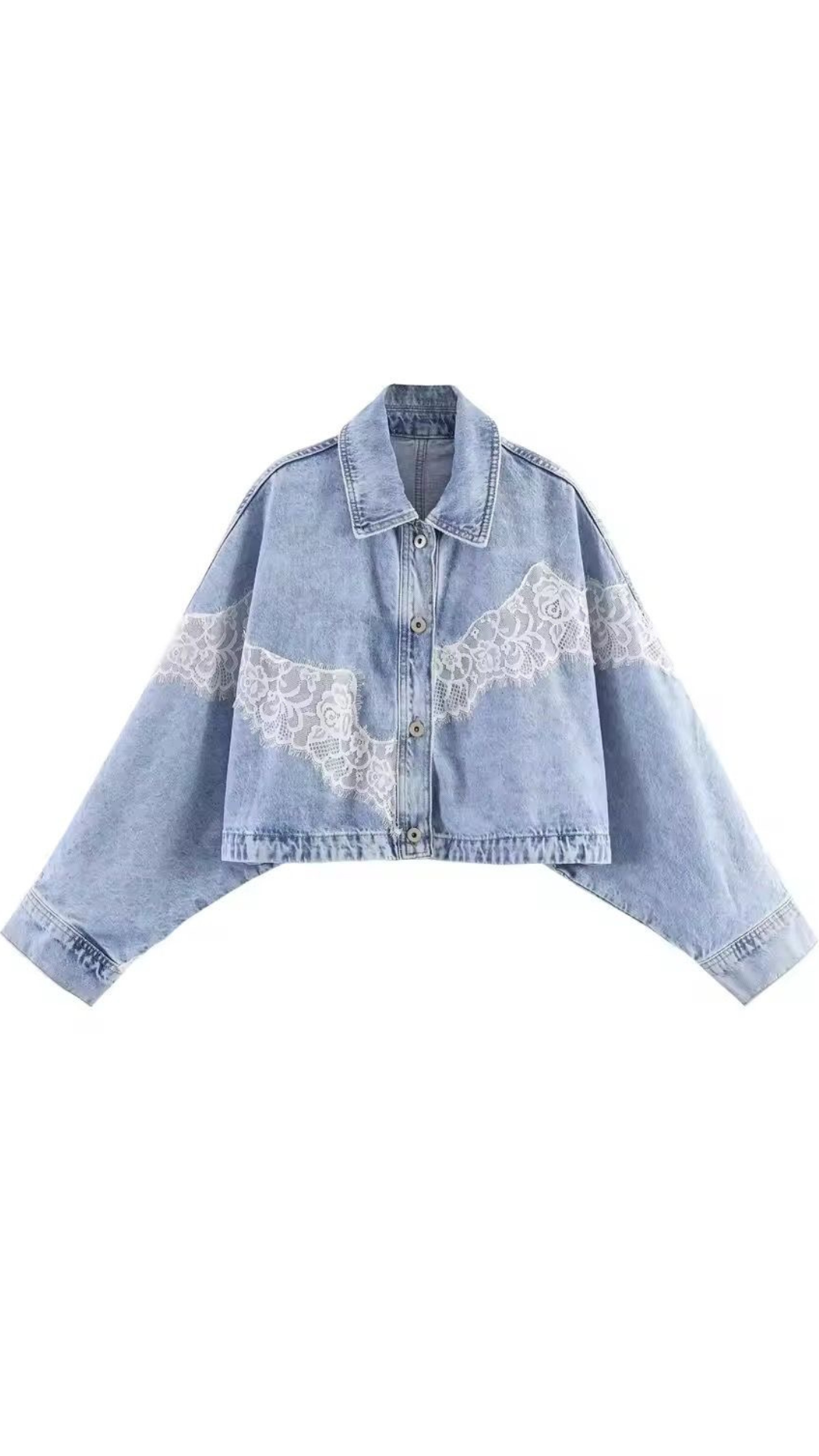 Denim Lace Set