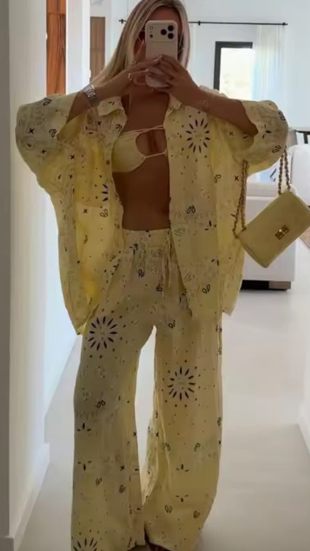 Daisy shirt and pants set