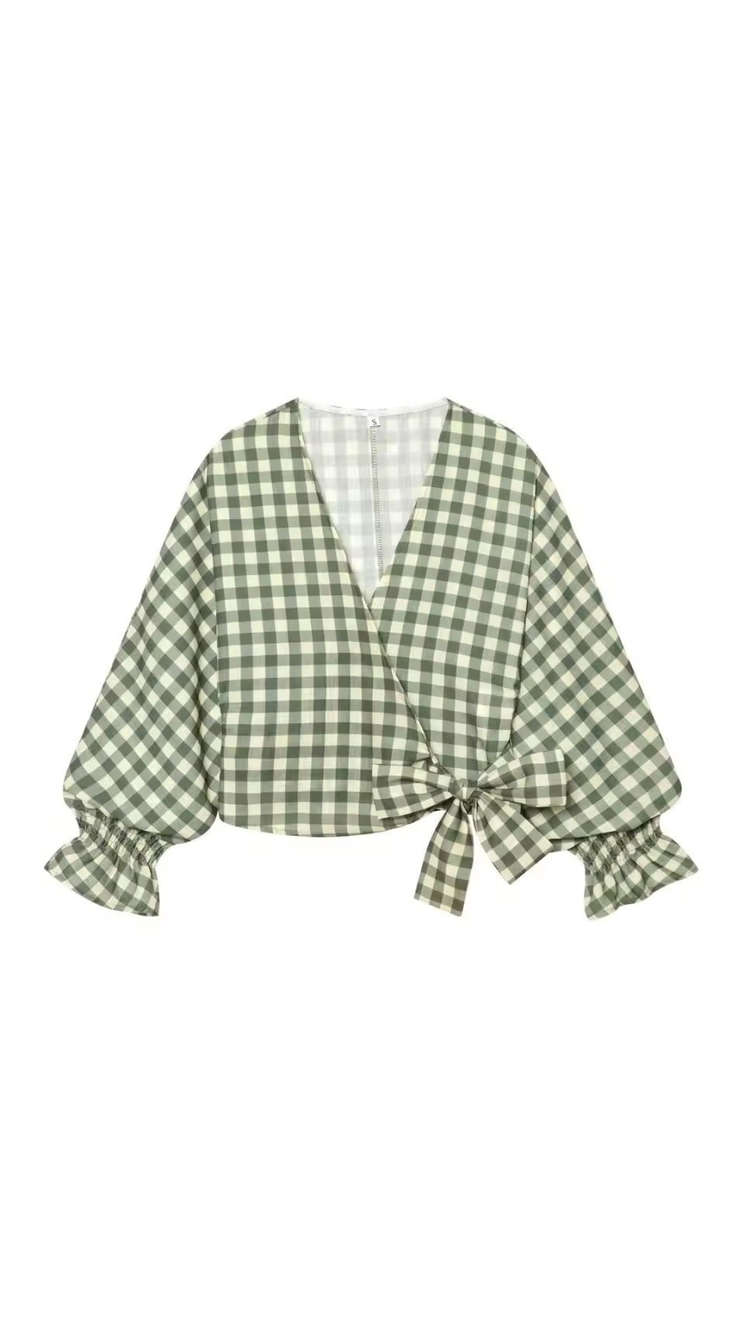 Plaid shorts set