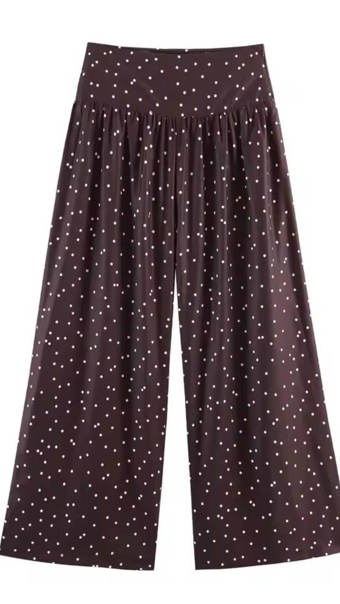High Waisted Polka Pants