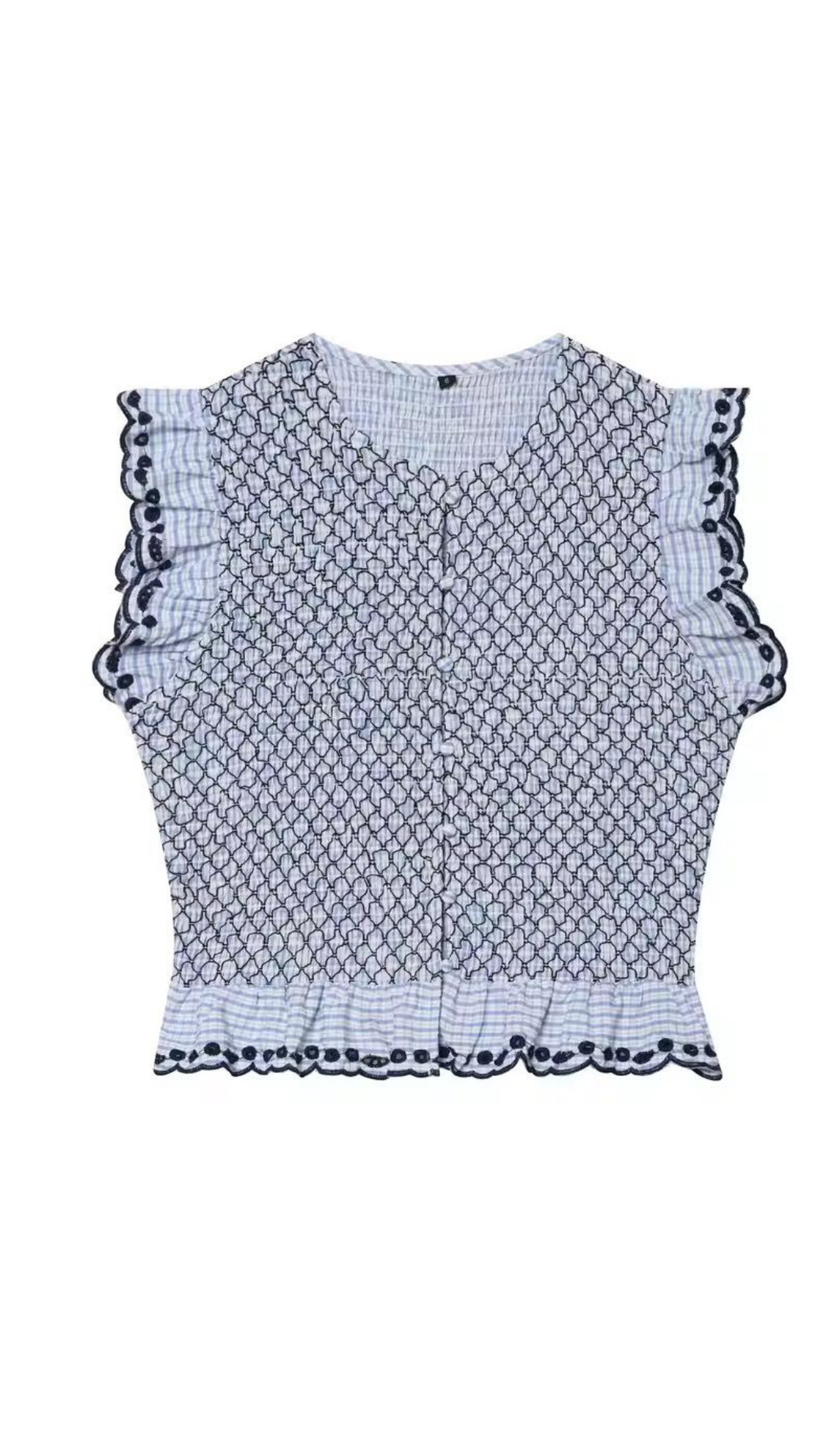 Ruched Blouse & Skirt Set