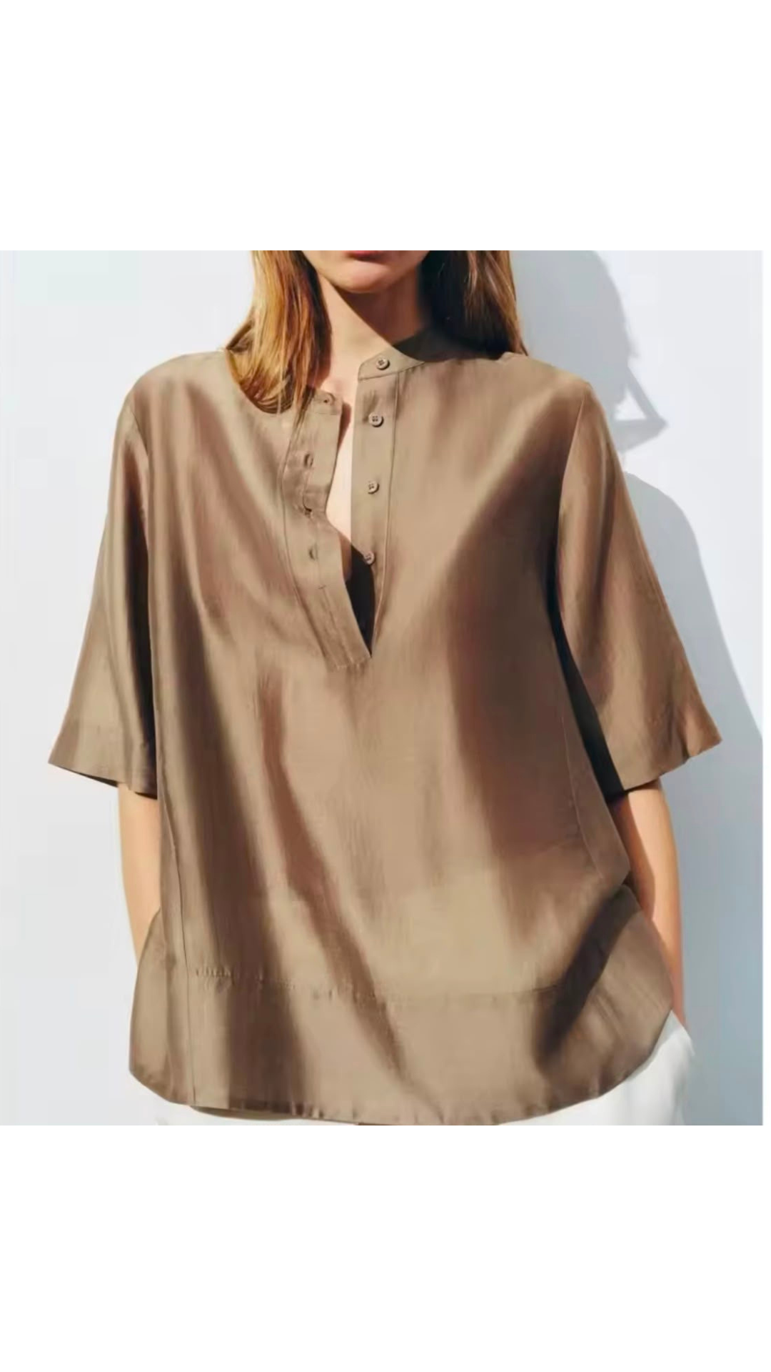 Buttoned top