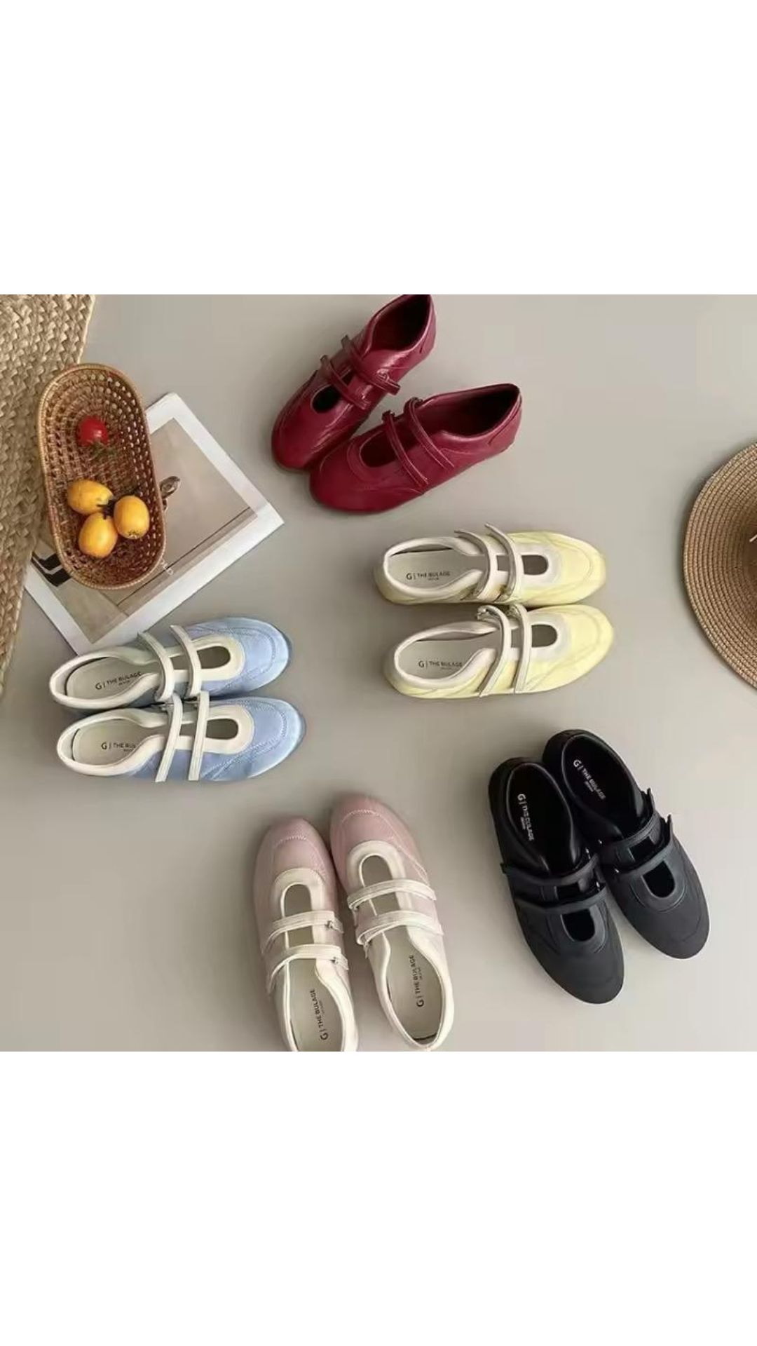 Double strap shoes