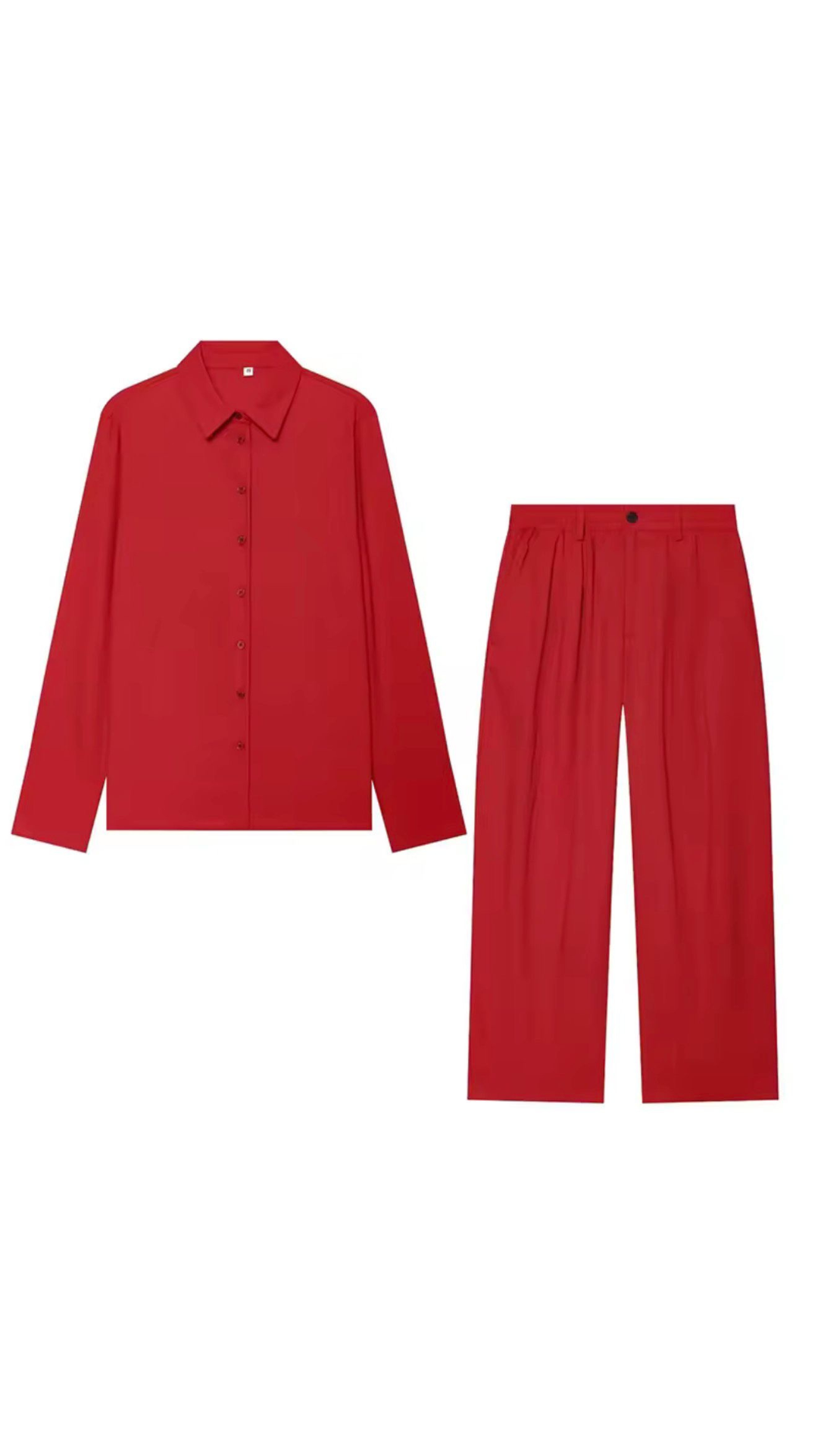 Red hot pant set