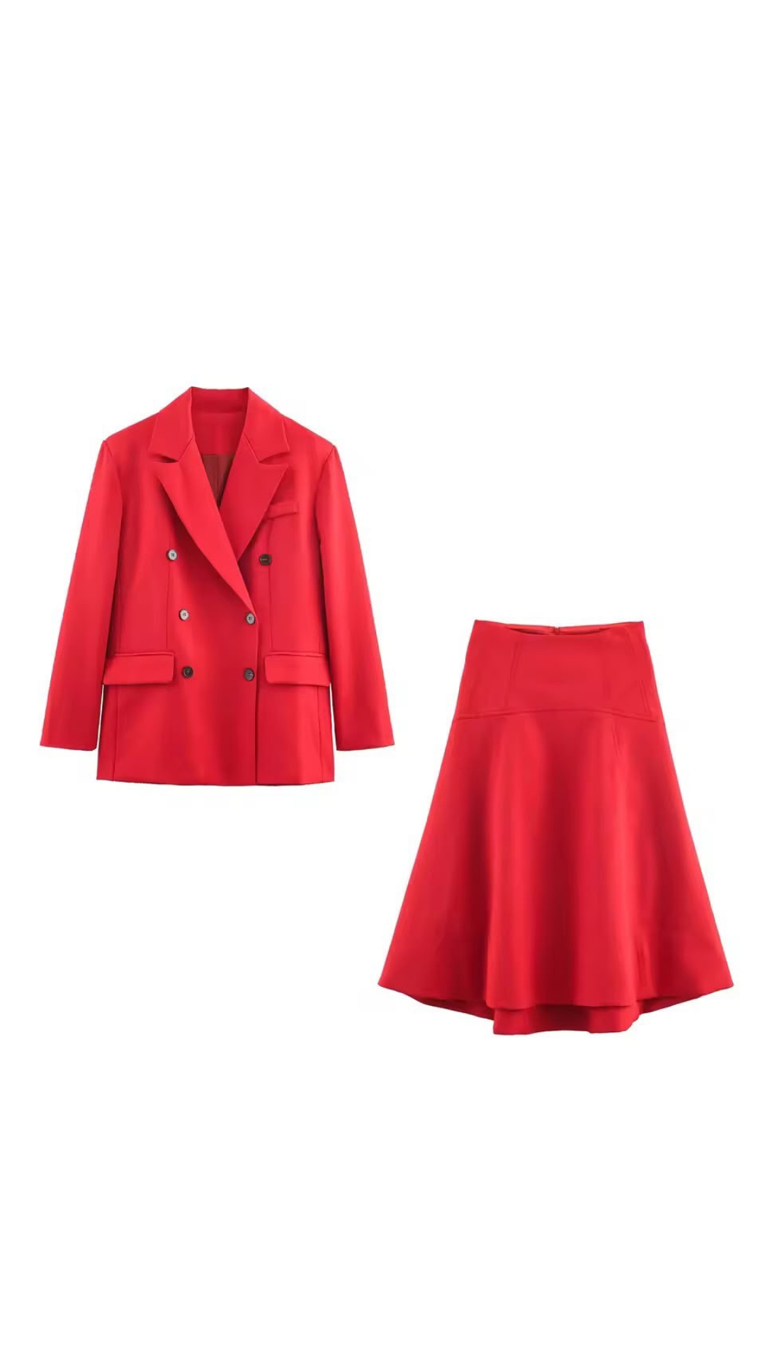 Lailli double breasted blazer and skirt