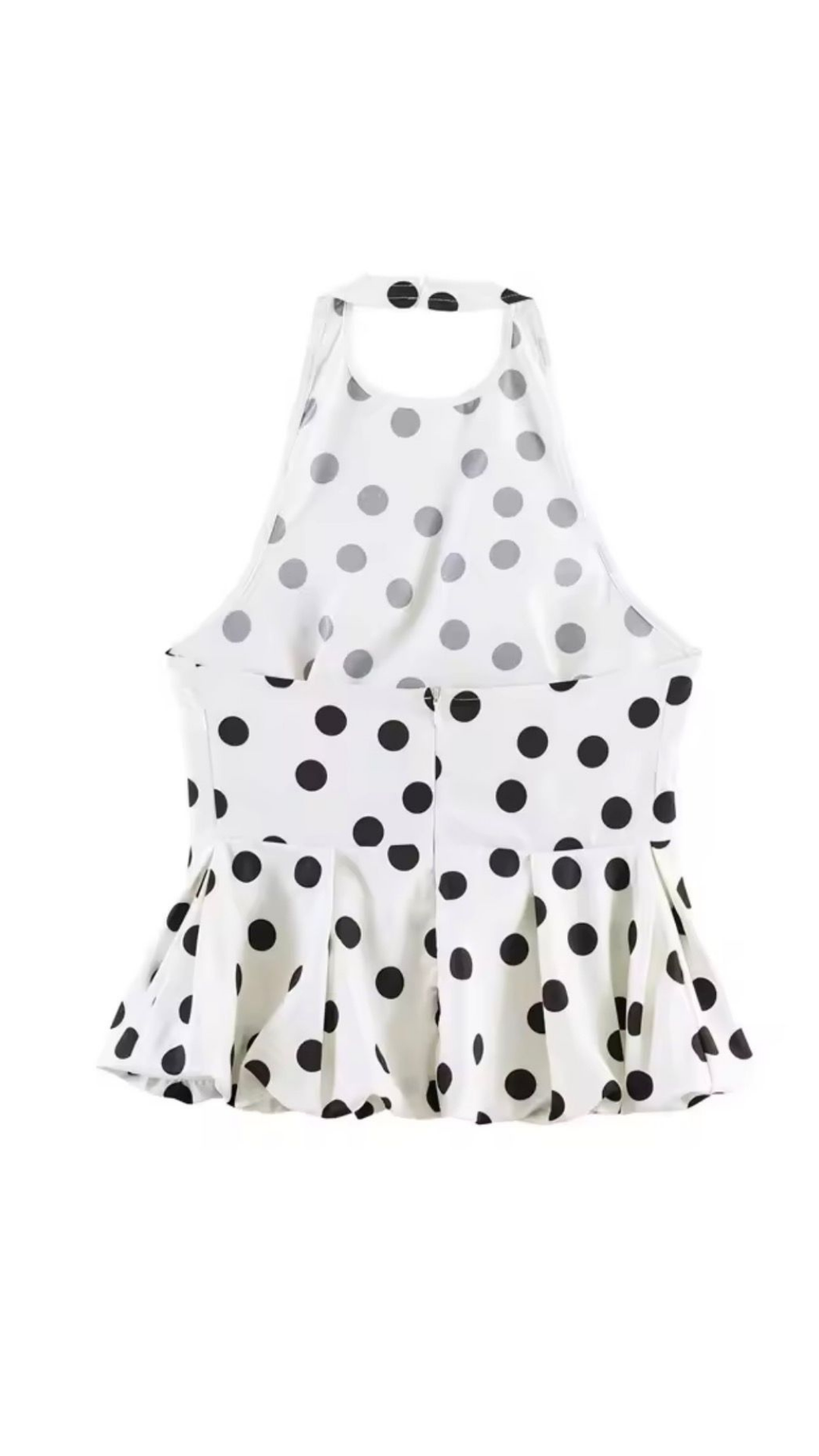 Halter Polka Blouse