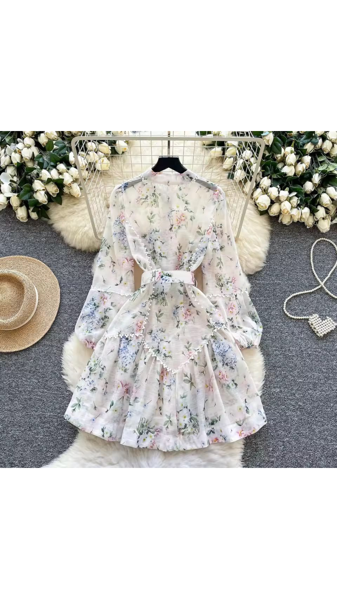 Lily belted dress