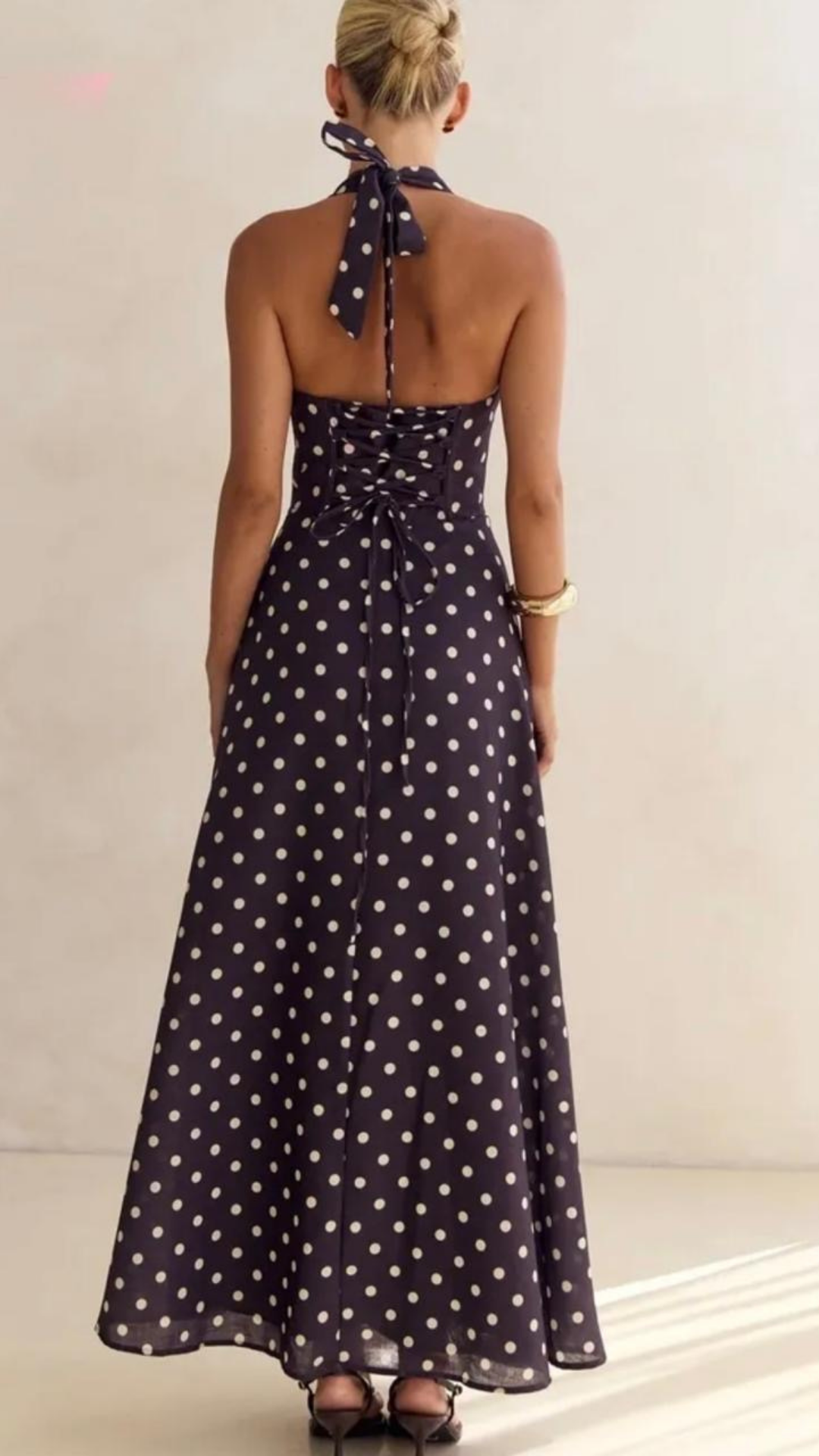 Halter Polka Dress