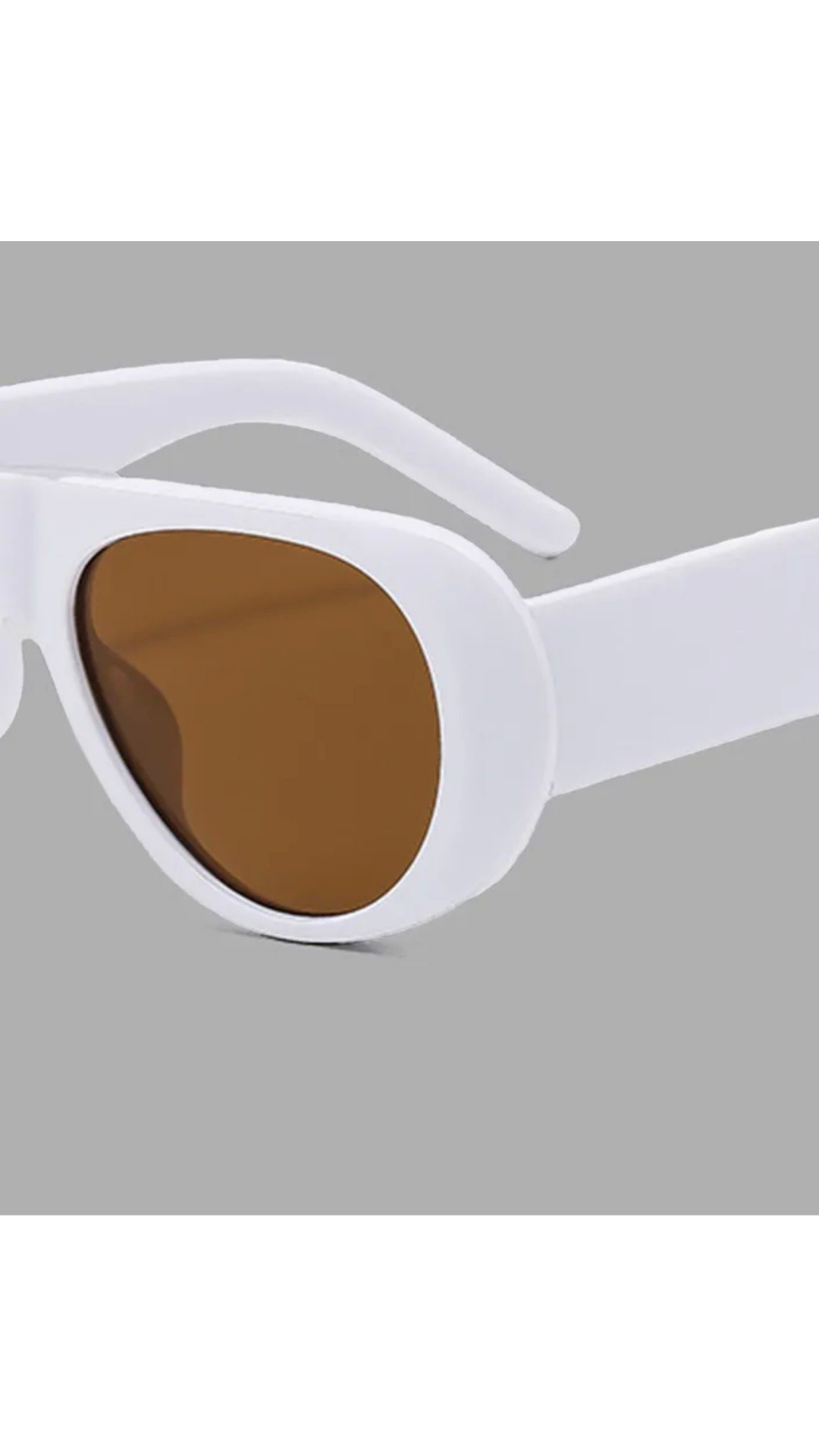 White rode sunglasses