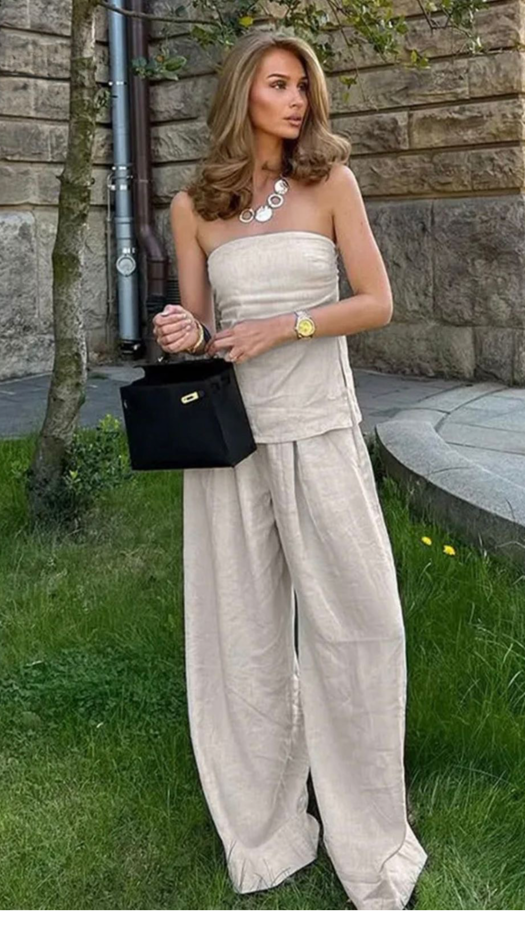 Tube Top & Pants Set