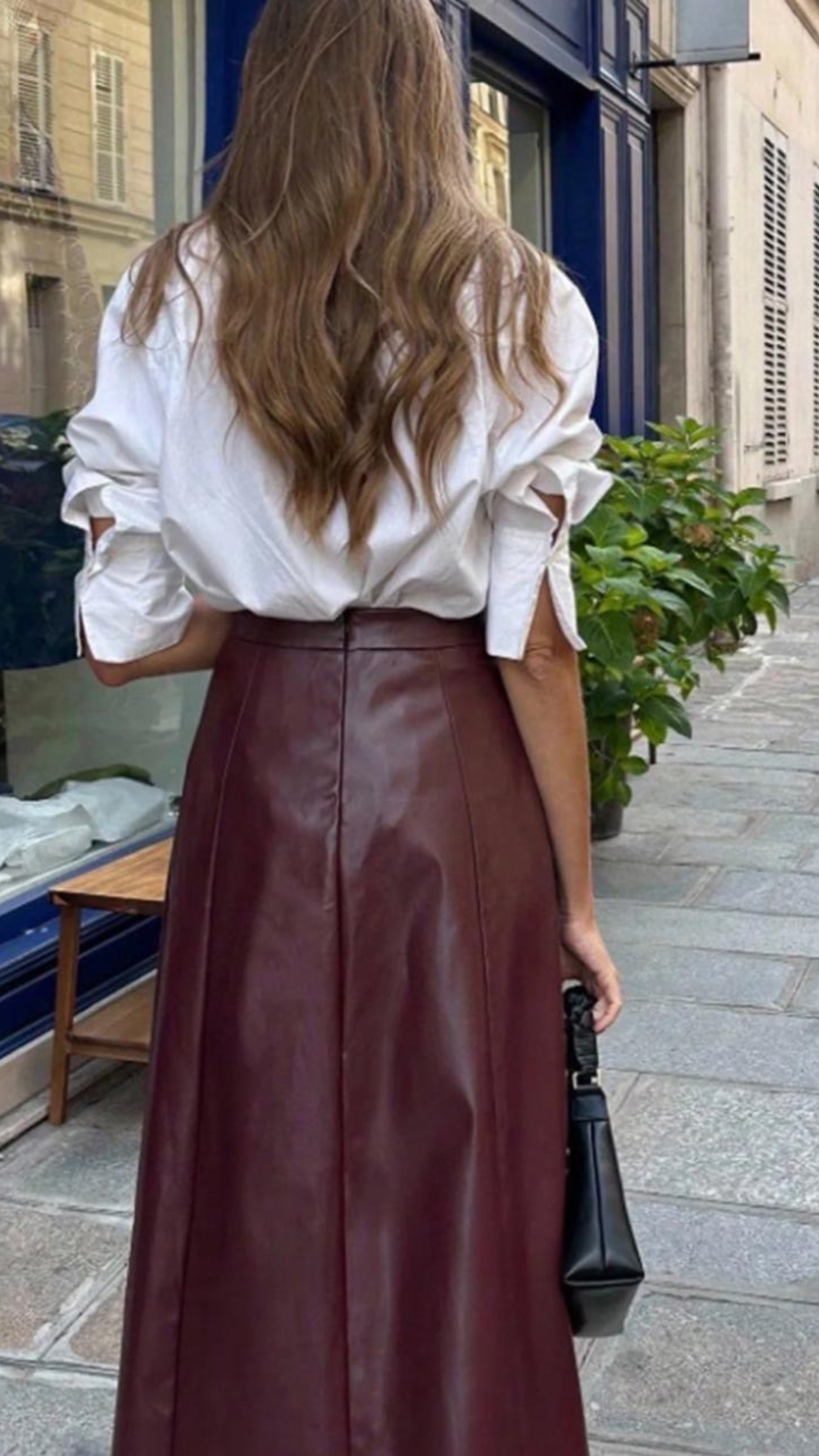 Faux Leather Skirt