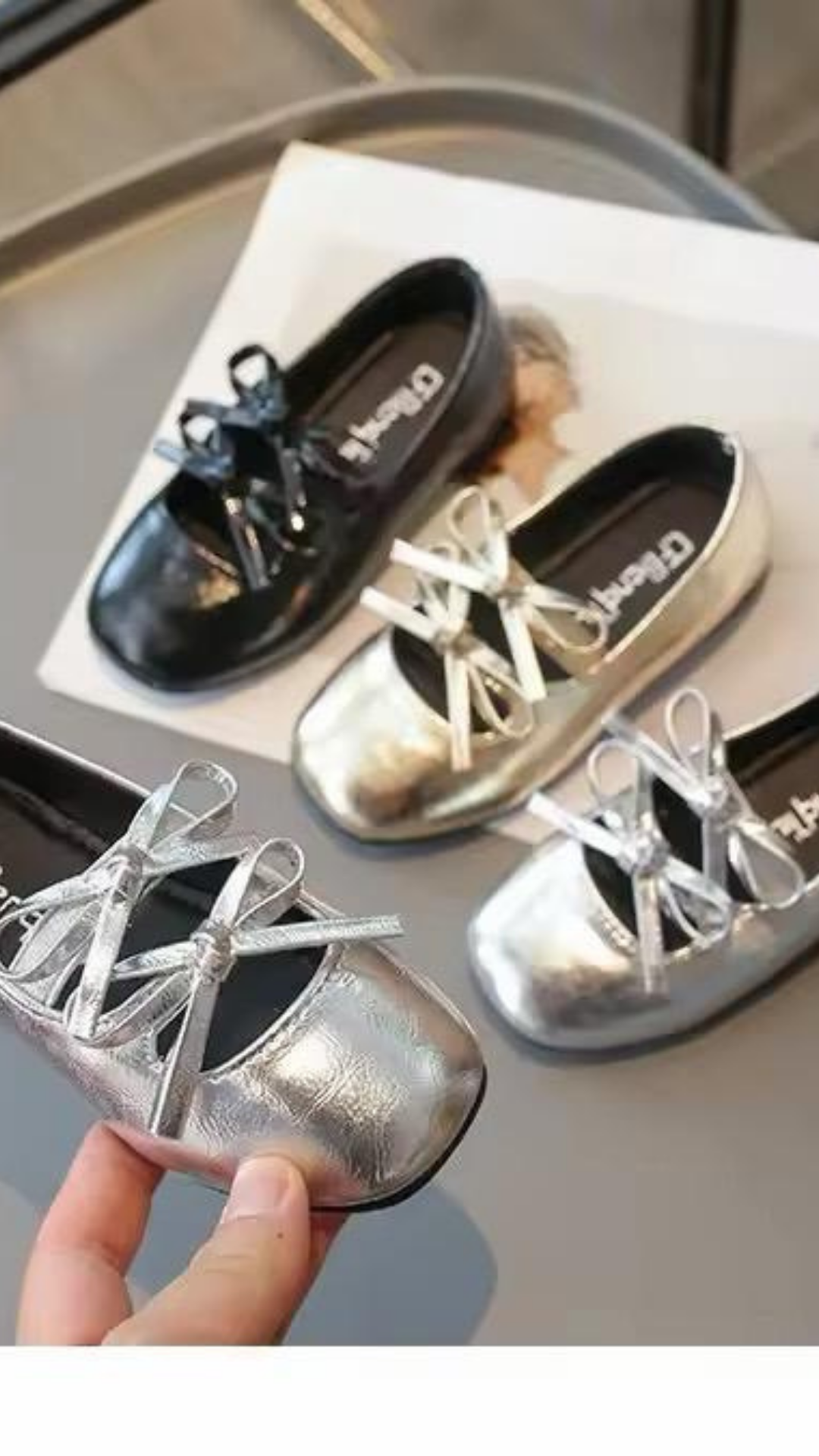 Double Bow Ballerinas