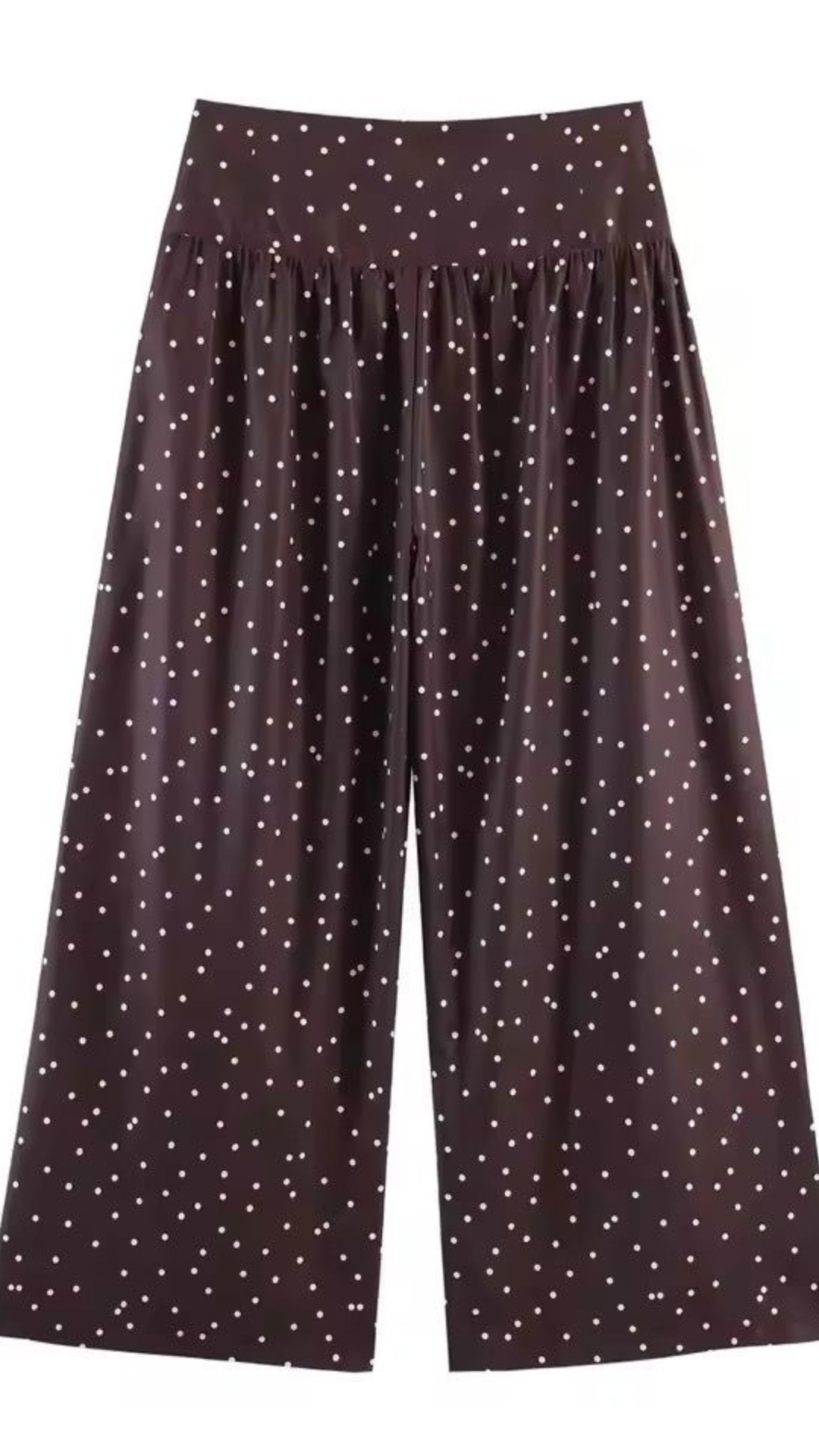 High Waisted Polka Pants