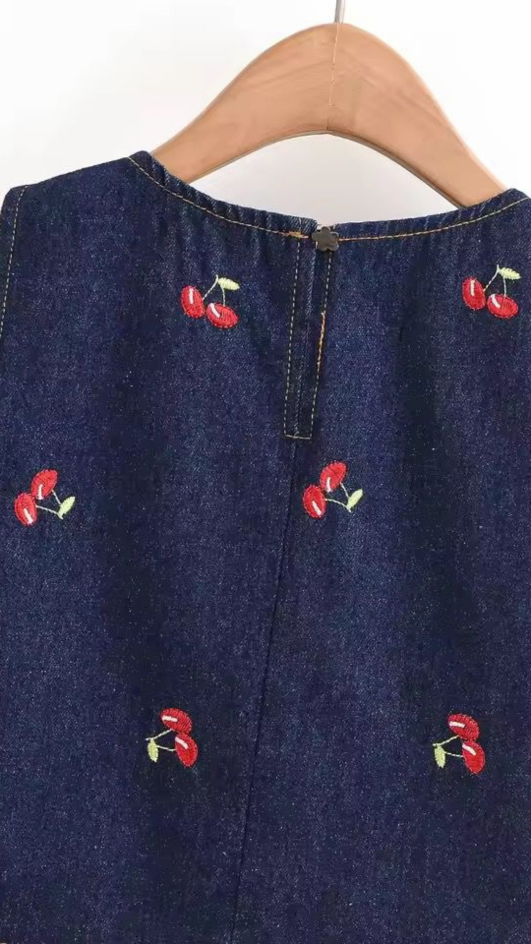 Cherry Embroidered Top & Skort Set
