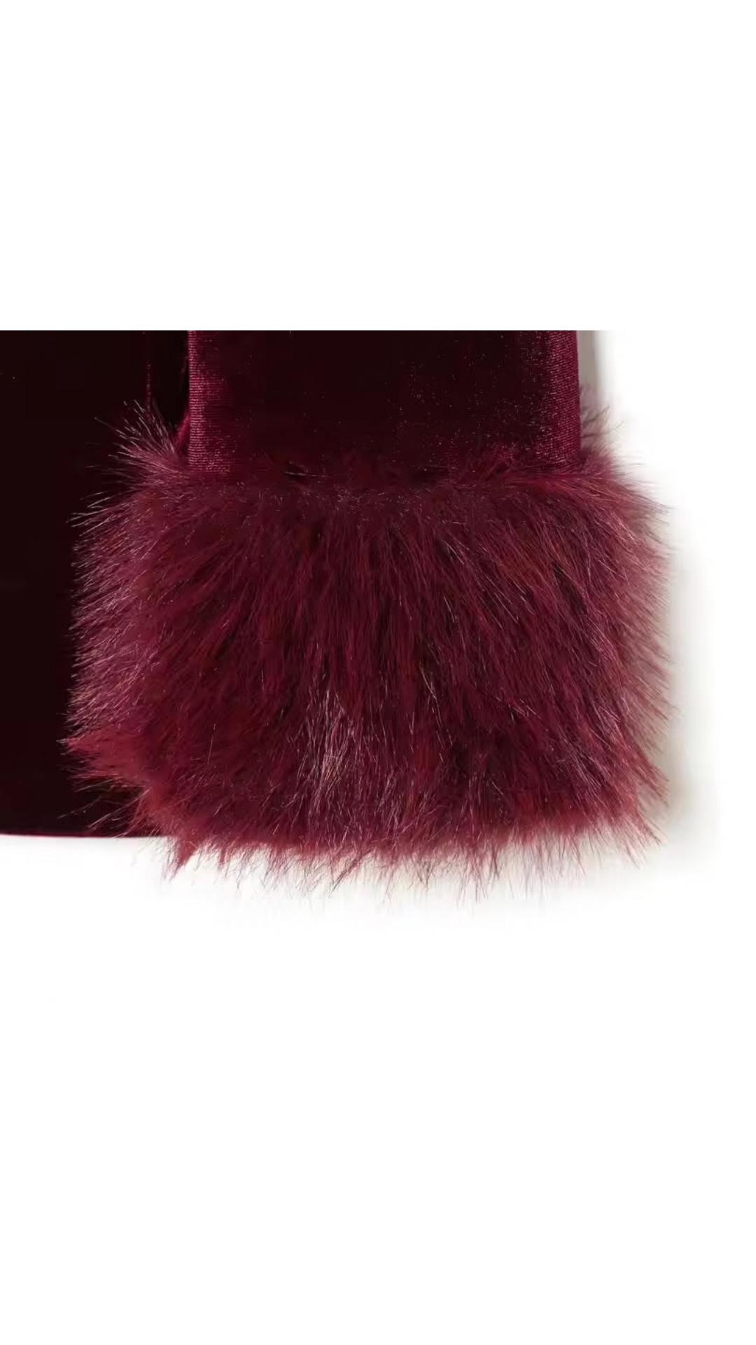 Fur blazer set