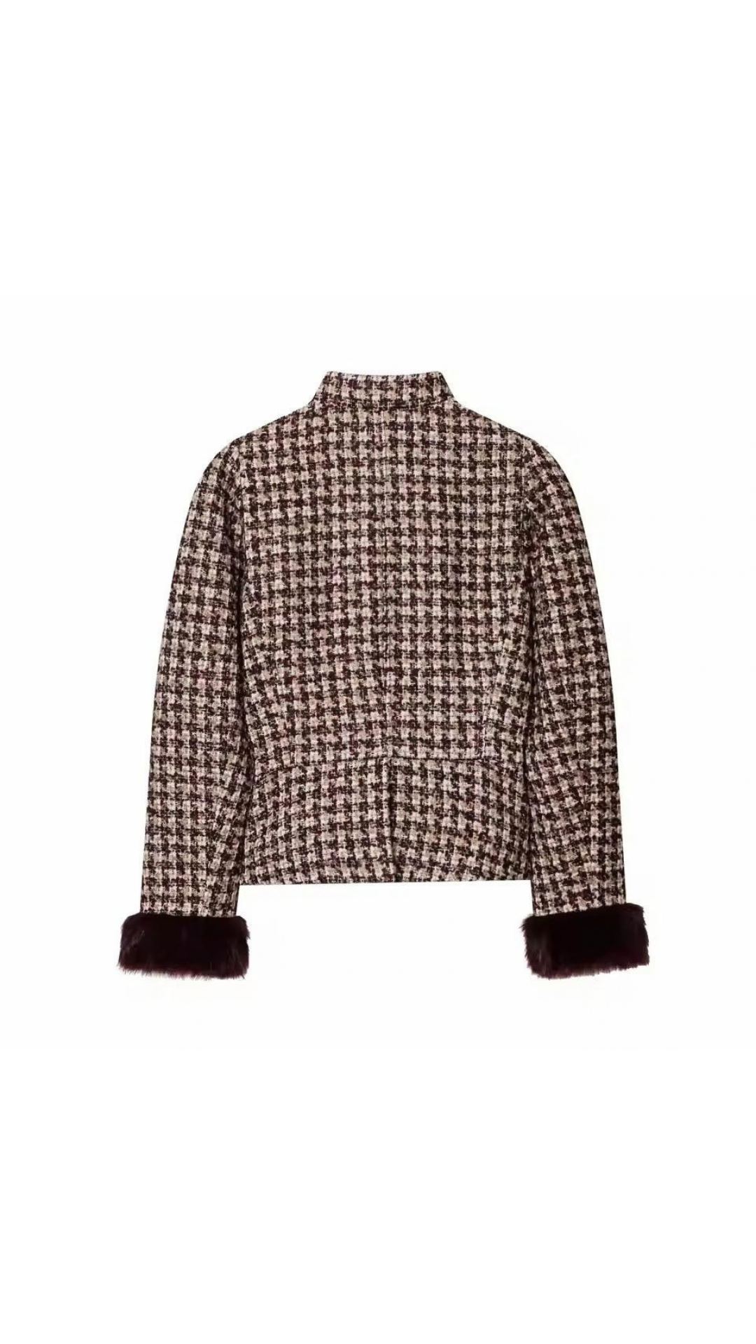 Winter rose tweed jacket