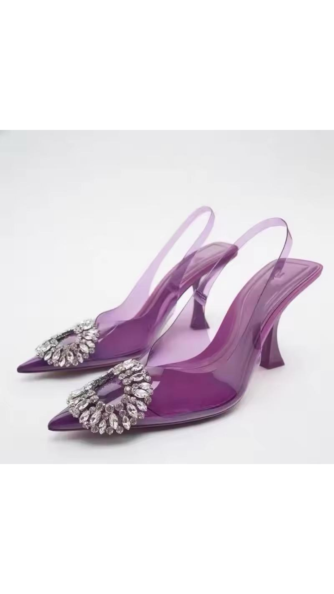 Embellished Buckle Heels