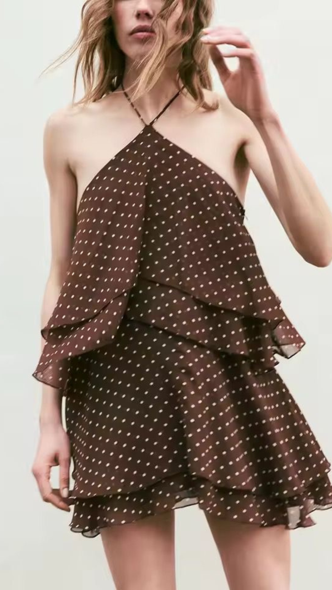 Polka Halter Dress
