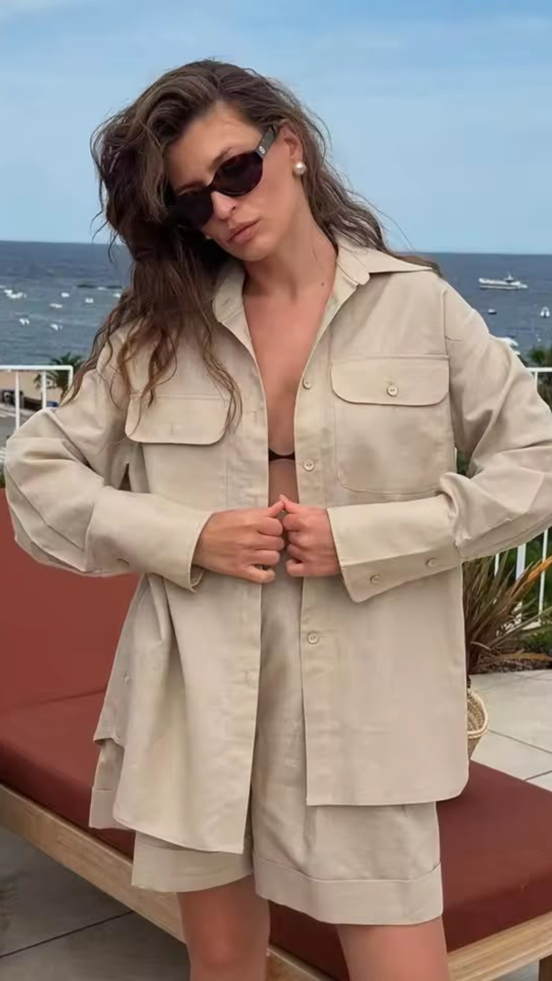 Relixa shirt and shorts set