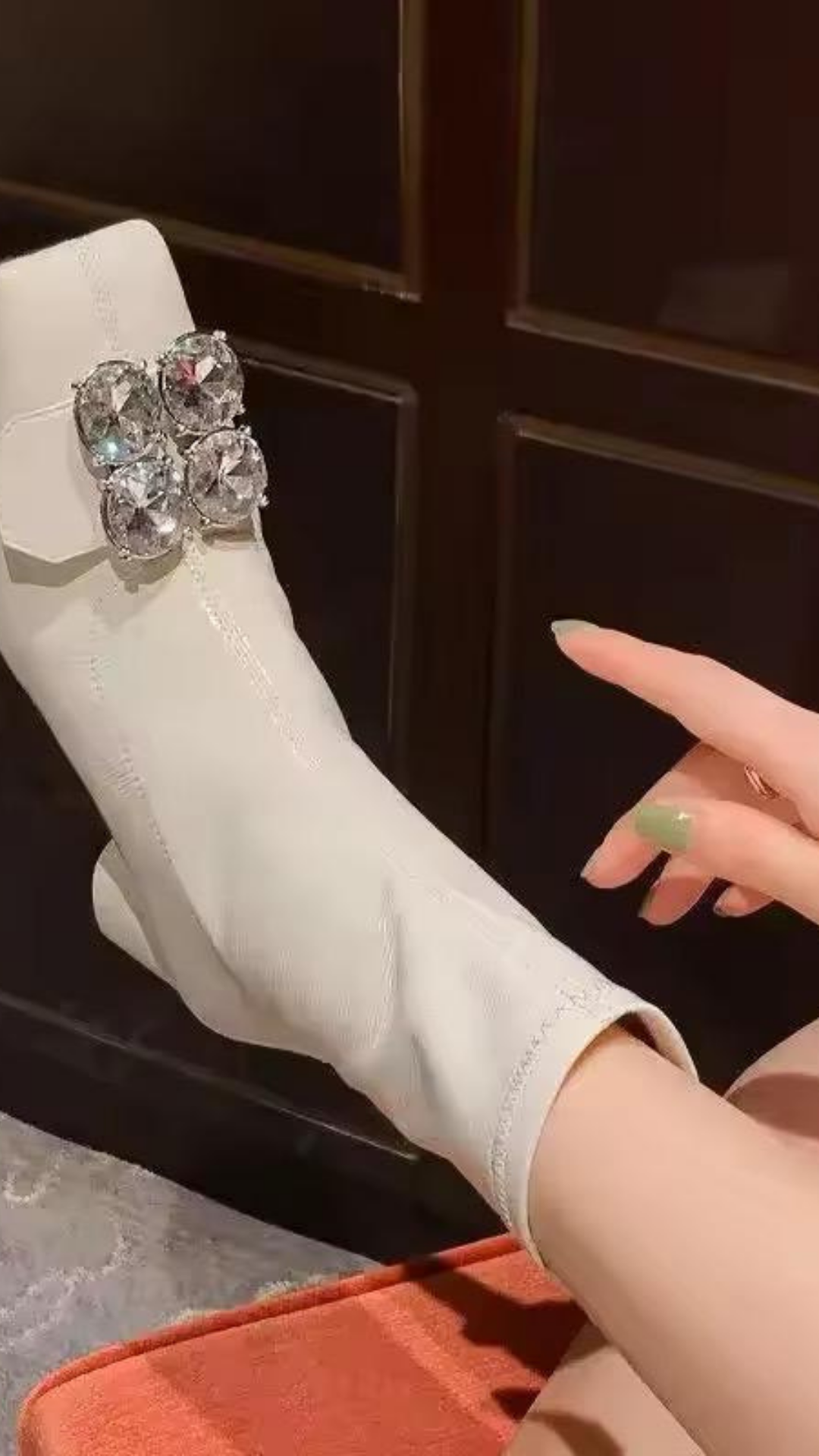 Embellished Buckle Boots