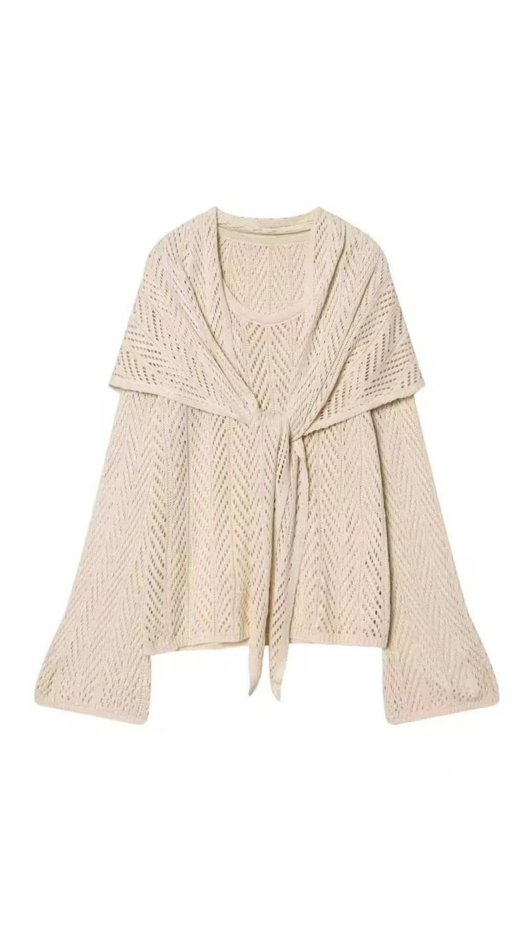 Knitted skirt set