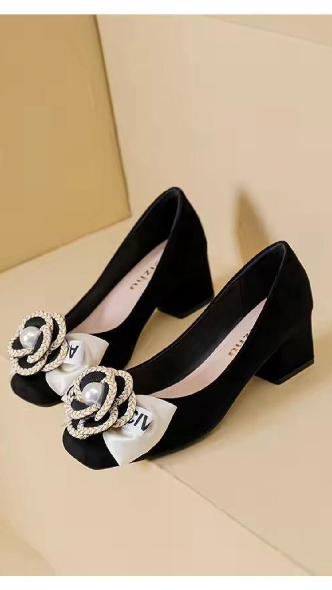 Flower Bow Heels