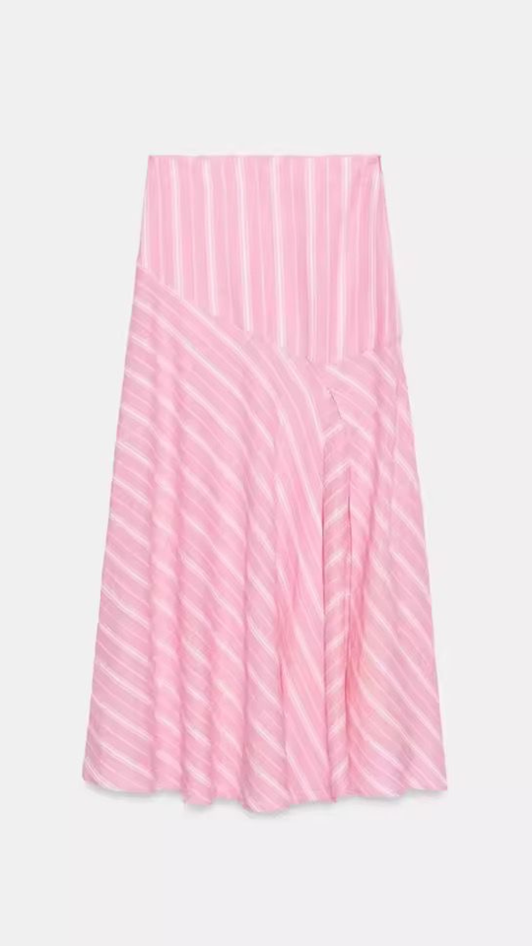 Striped Shirt & Skirt Set