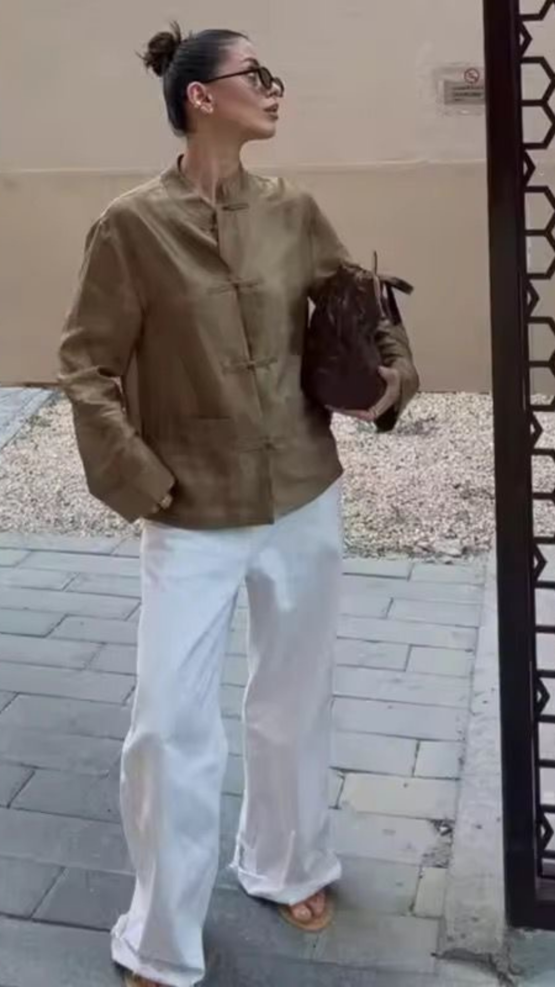 Long sleeve blouse