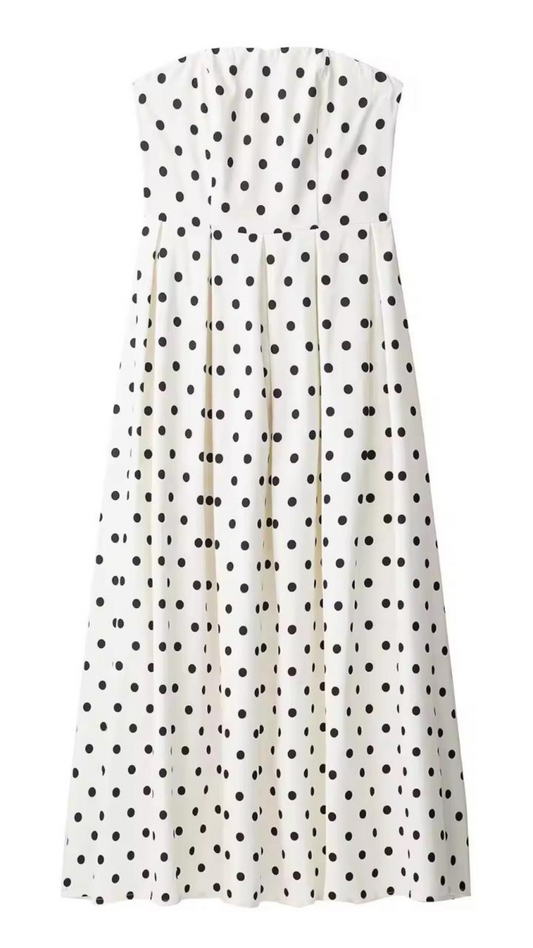 Polka Tube Dress