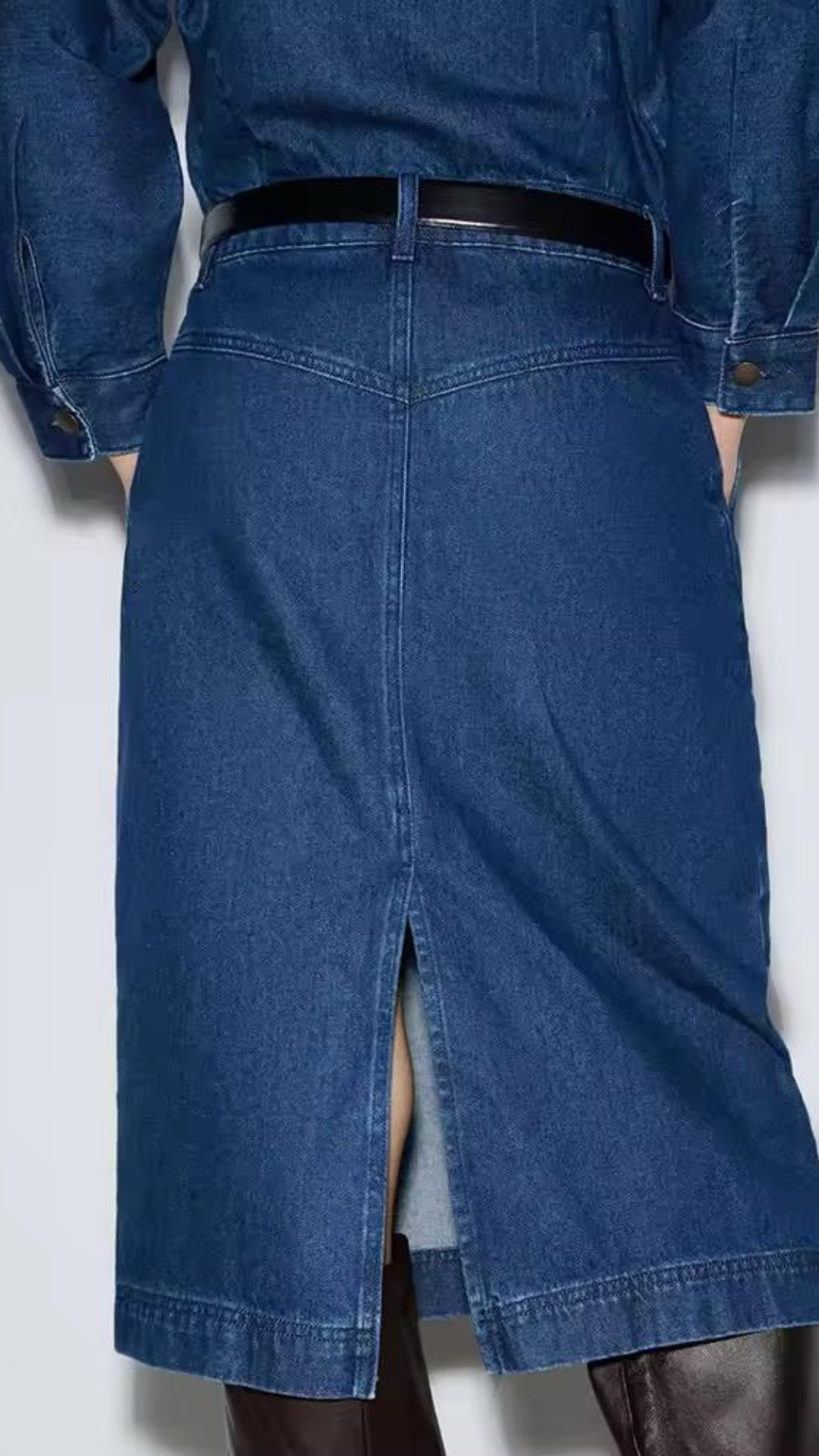 Denim Midi Dress