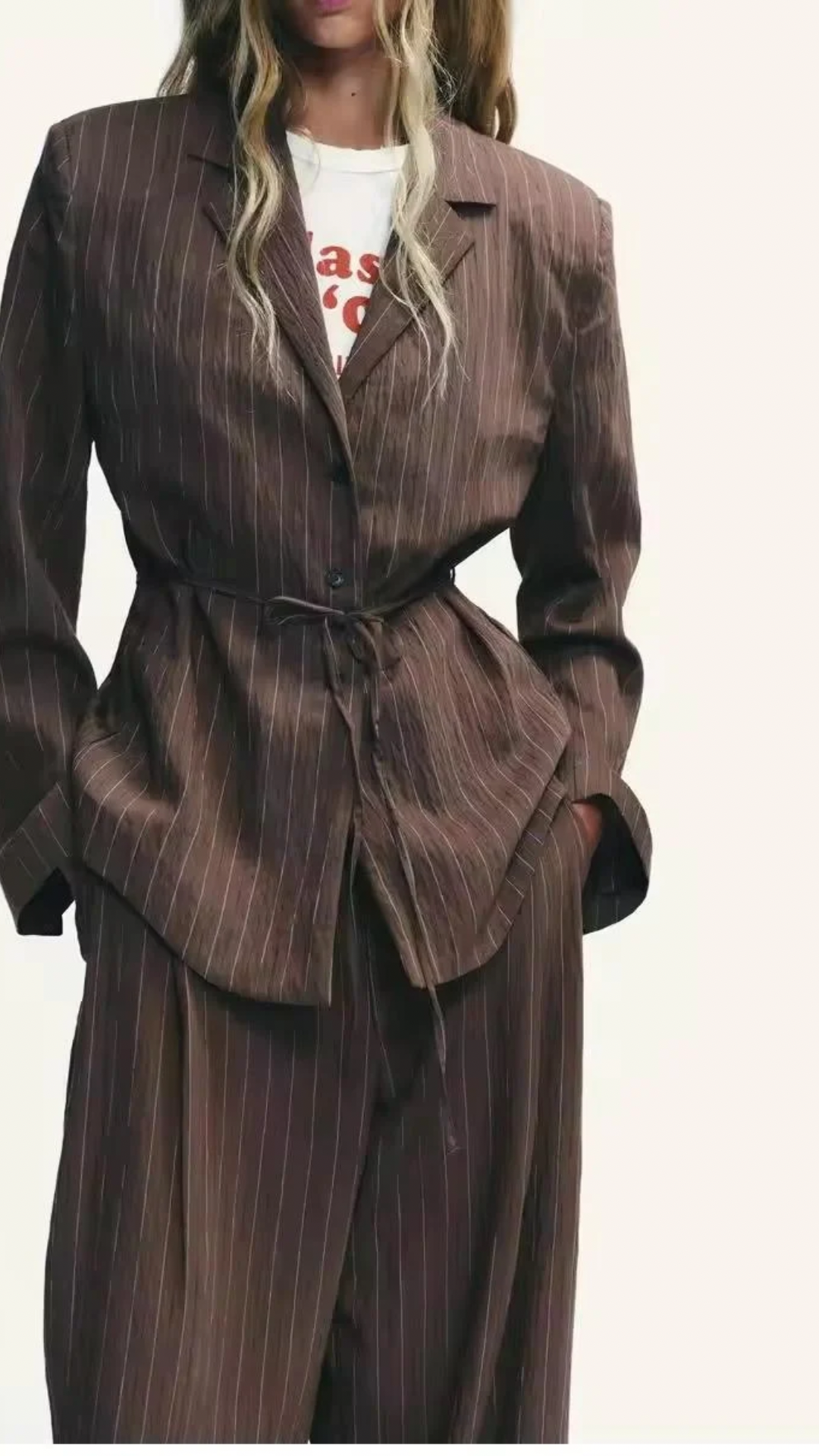 Knotted Striped Coord Set