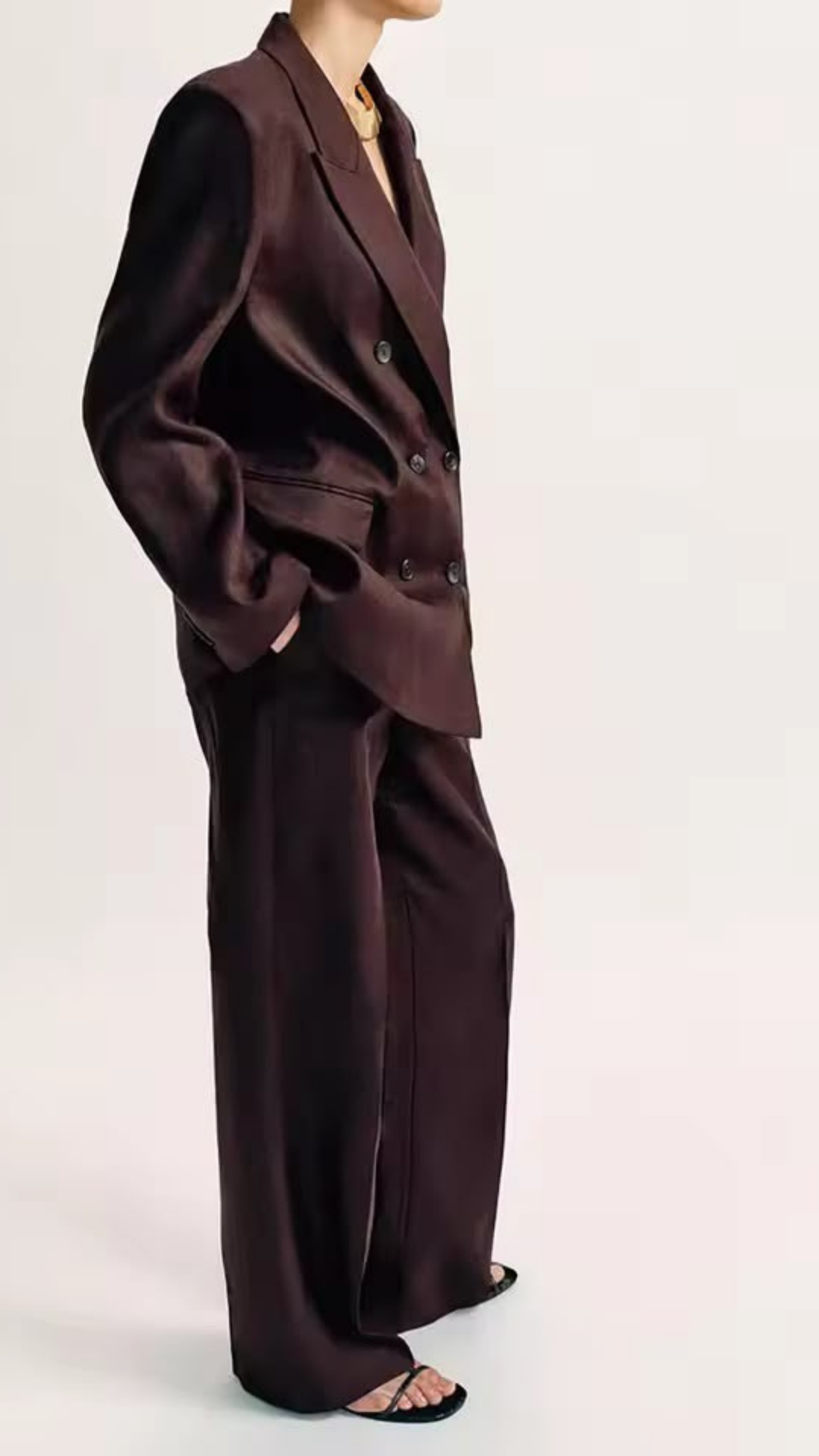 Double breasted blazer and pants