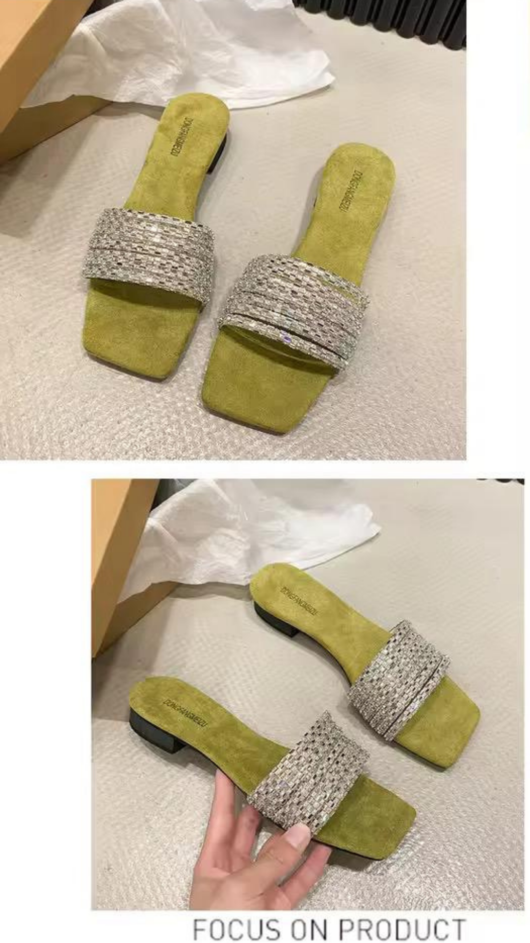 Sequinned flats