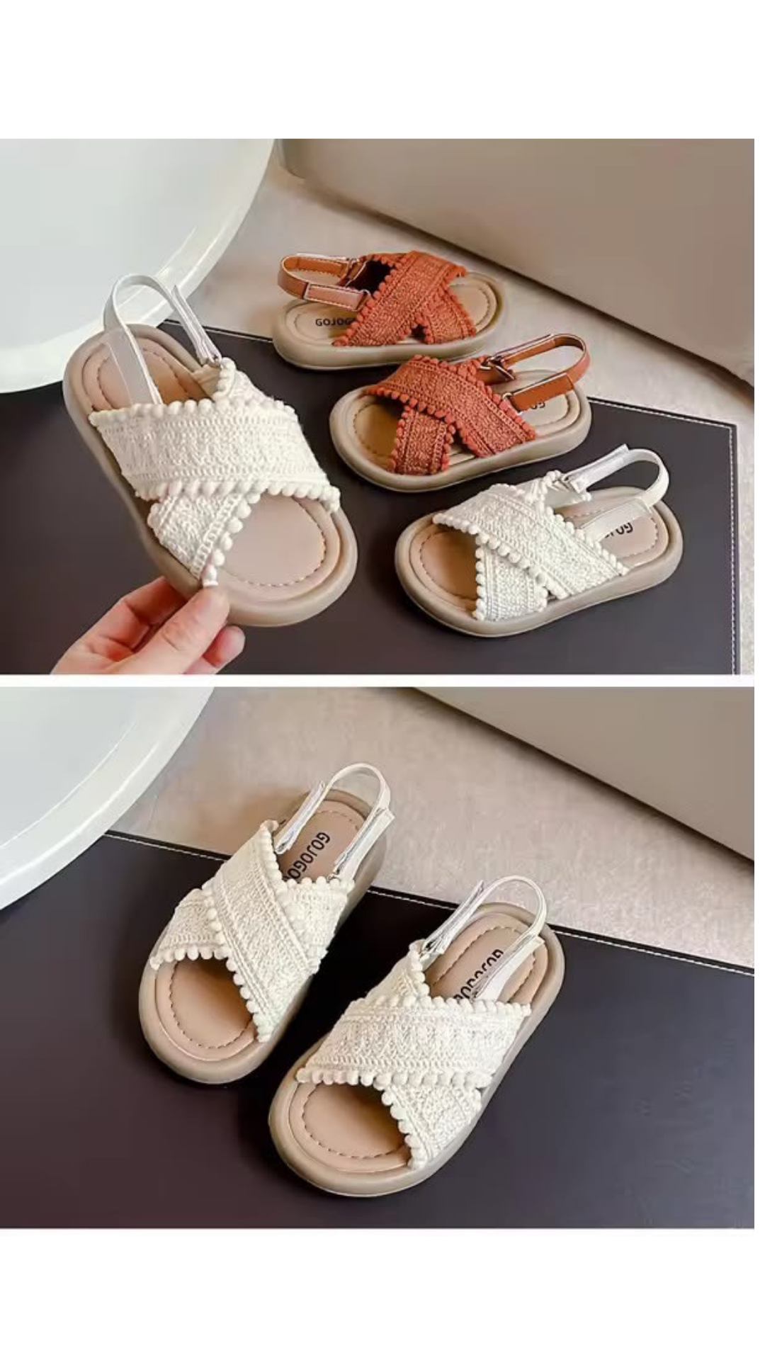 Embroidered flats