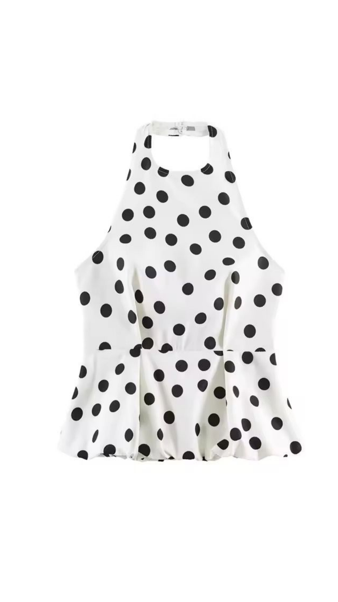 Halter Polka Blouse