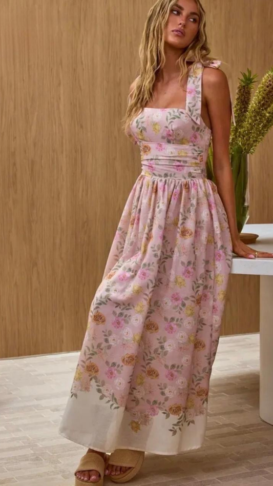Blossom Whisper Midi Dress