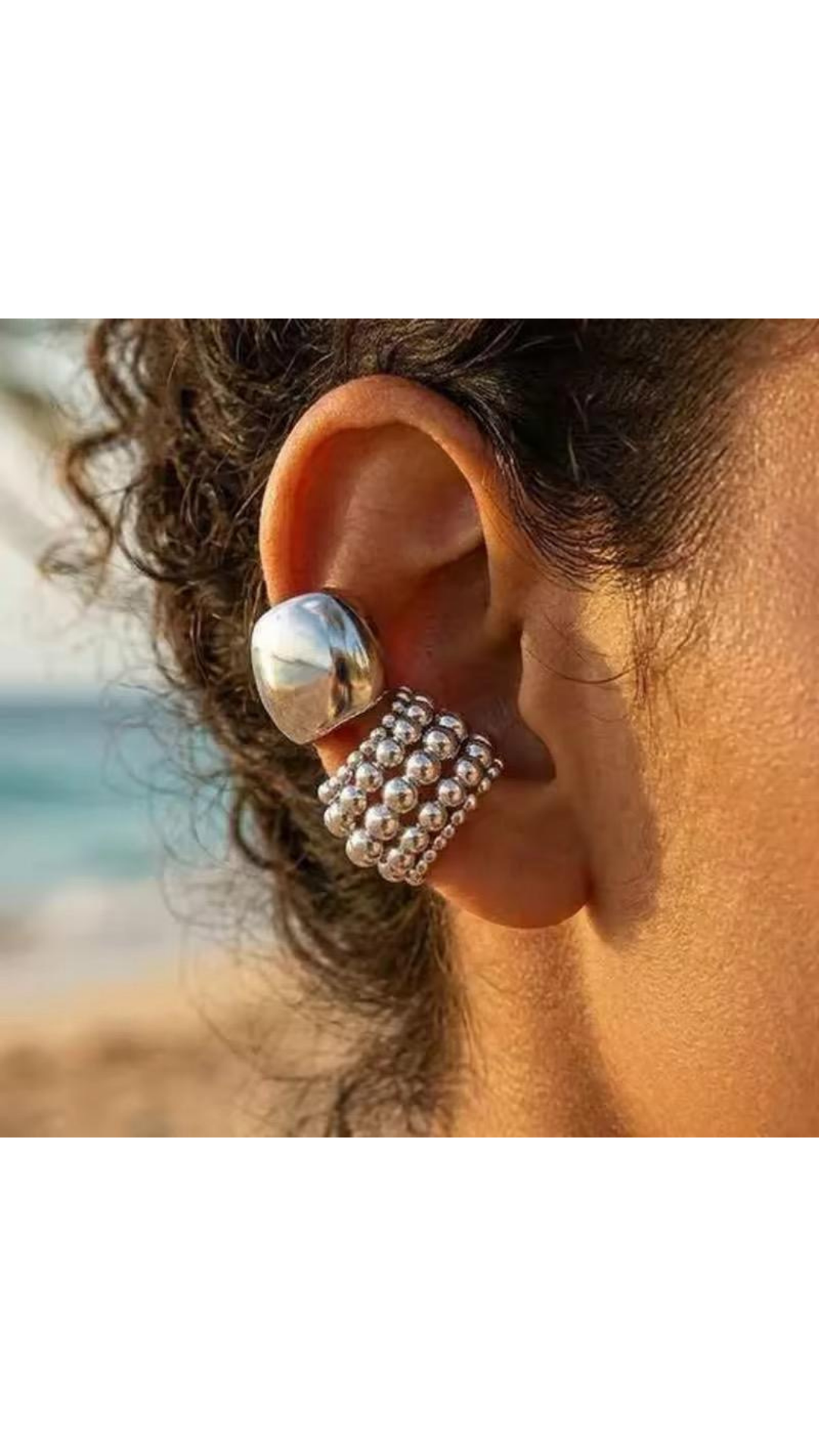 Clipped earrings