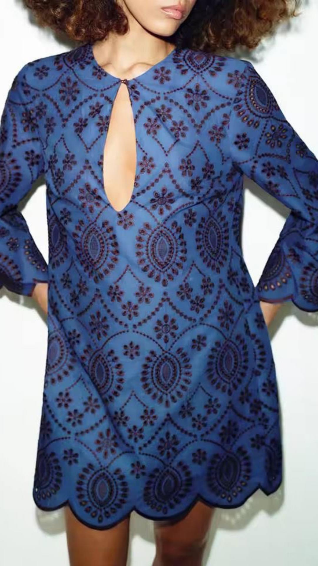 Cutwork Embroidered Dress