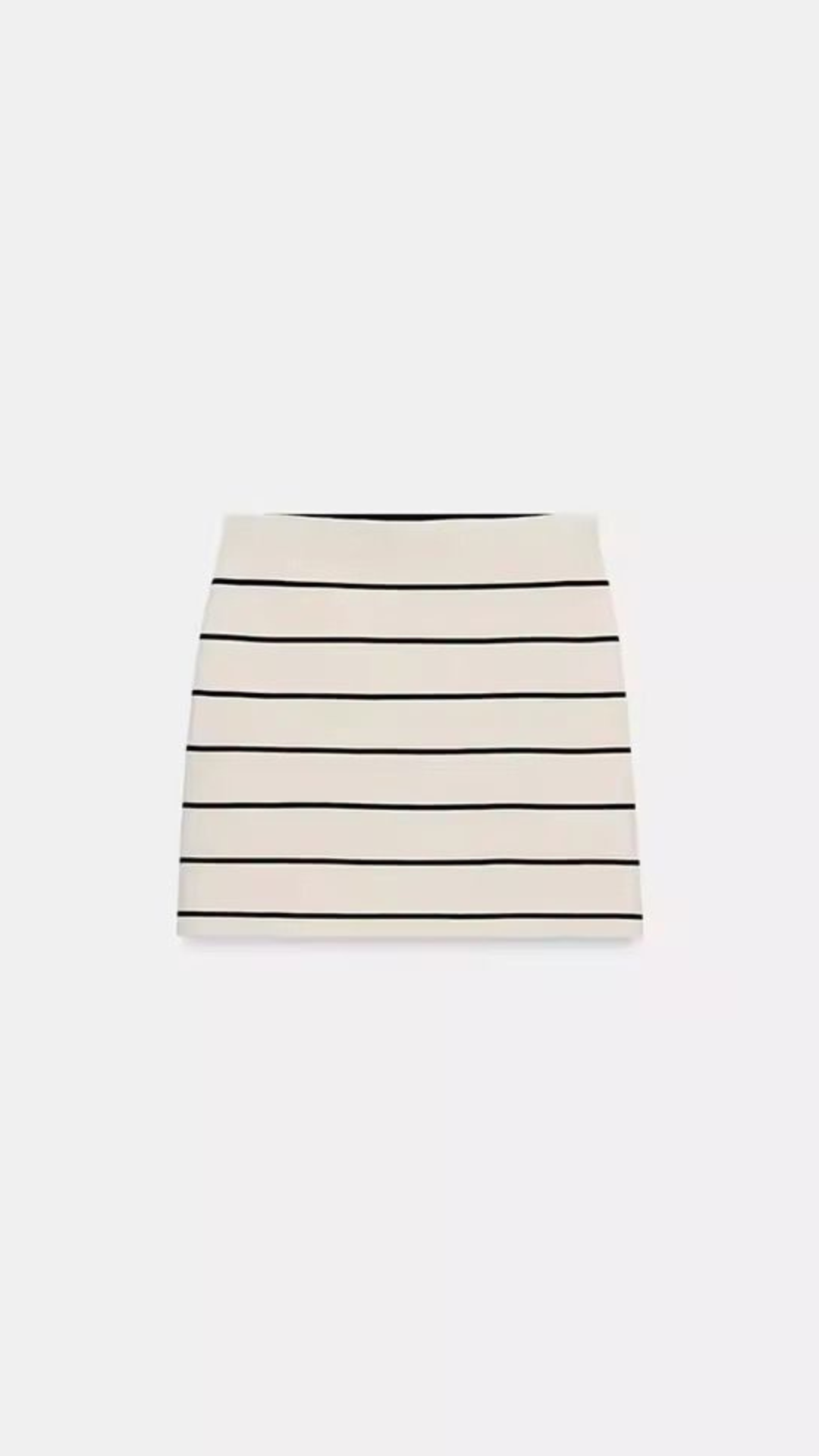 Striped Top & Skirt Set