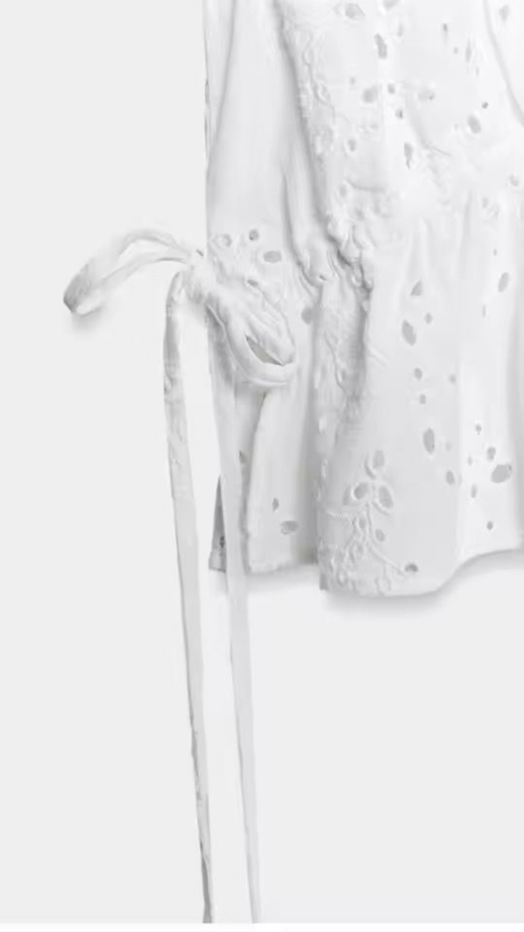 Cutwork Top & Skirt set