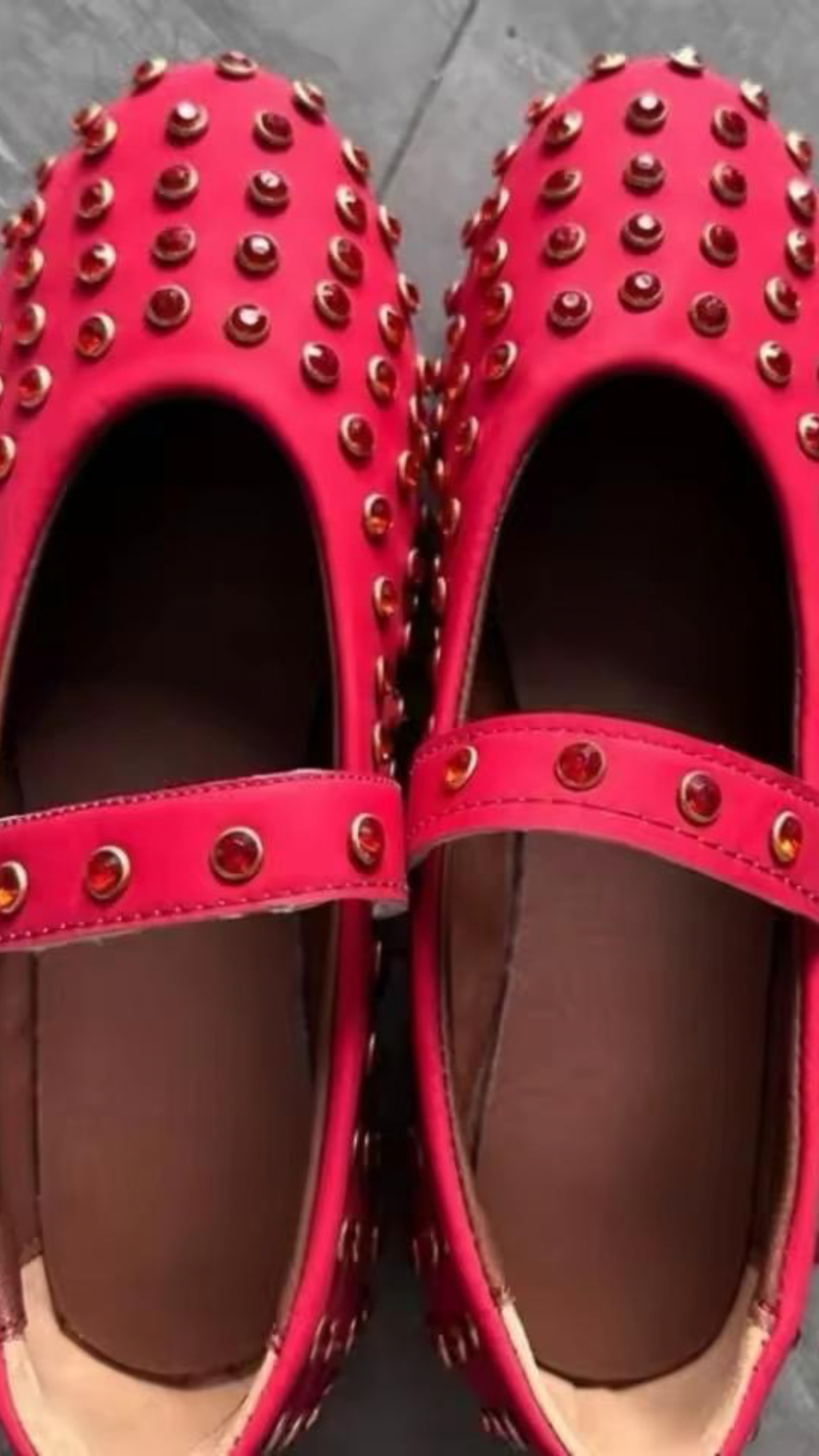 Studded Ballerinas
