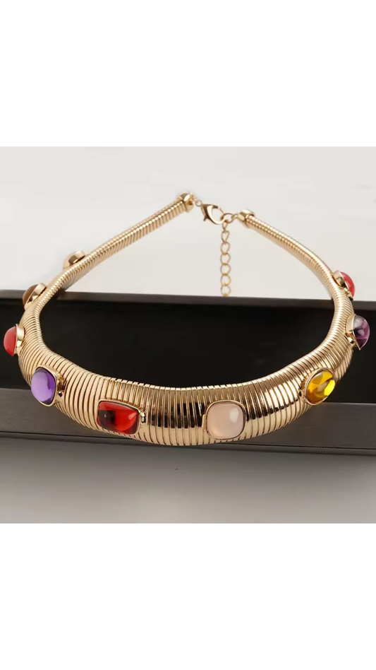 Beaded choker