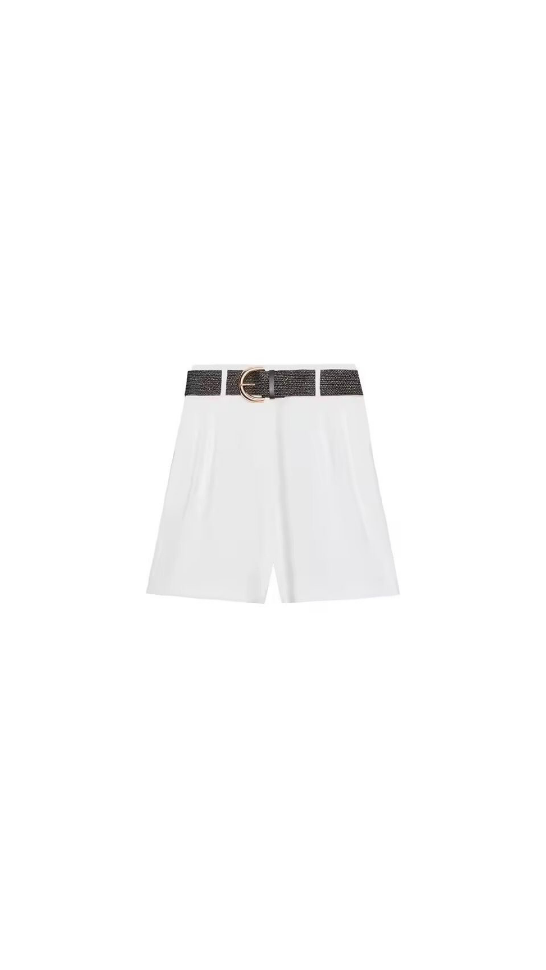 Belted shorts