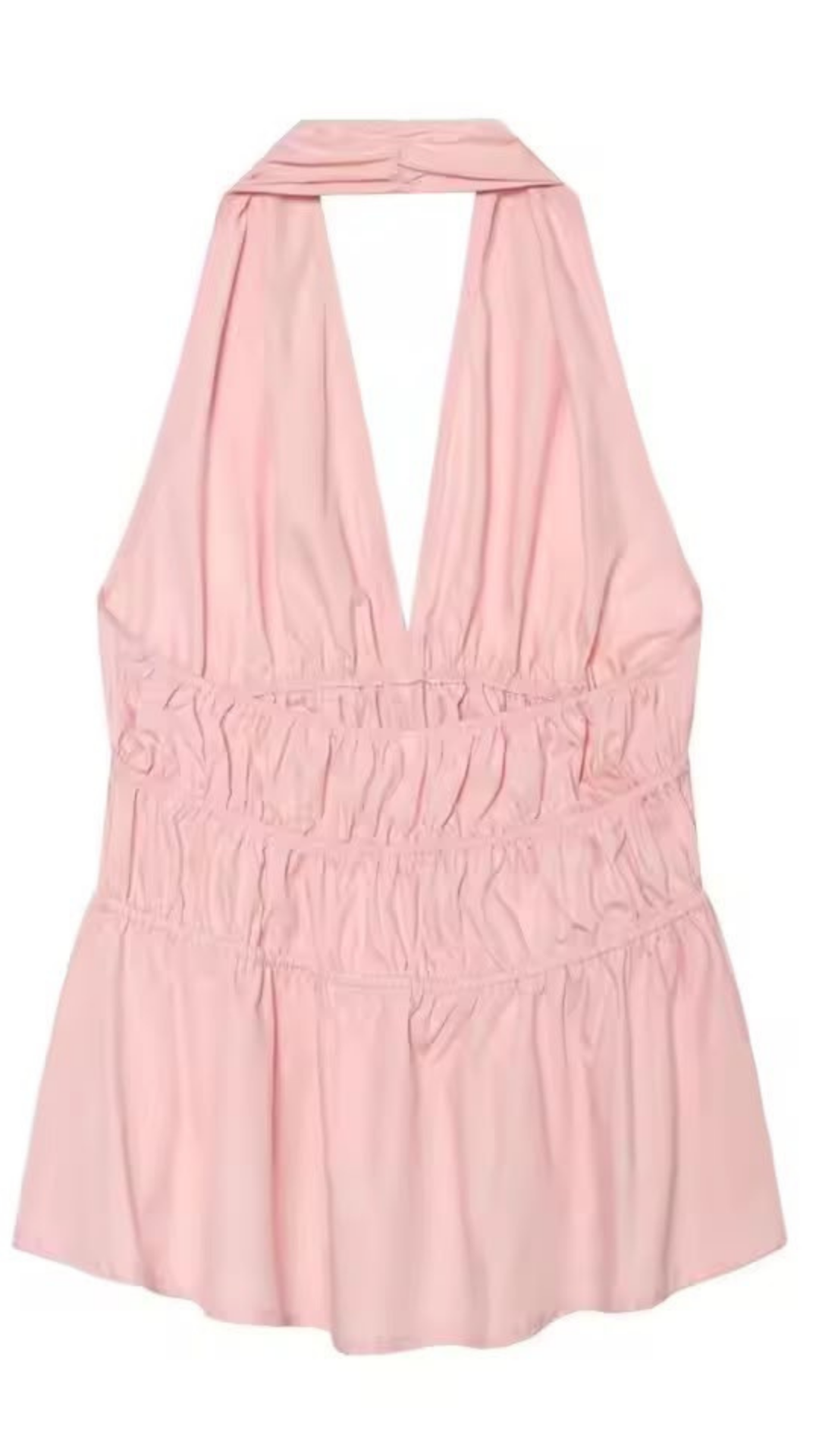 Bowknot halter top