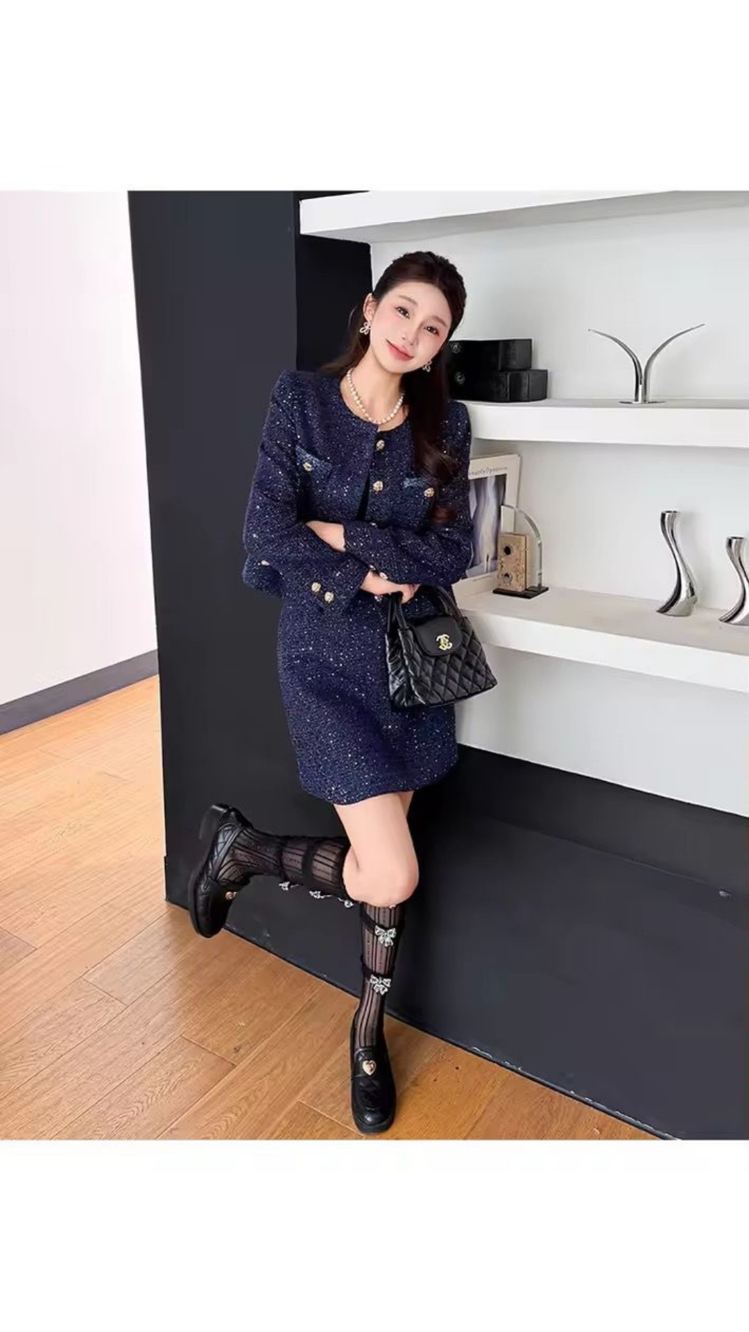 Viona tweed dress