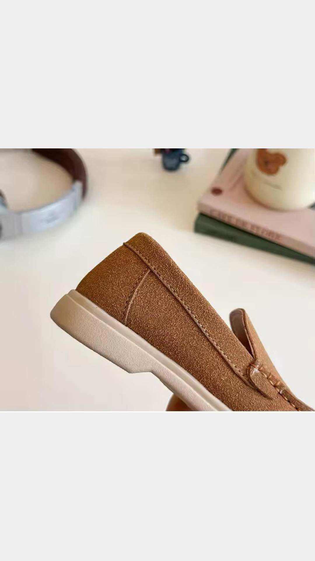 Suede loafers