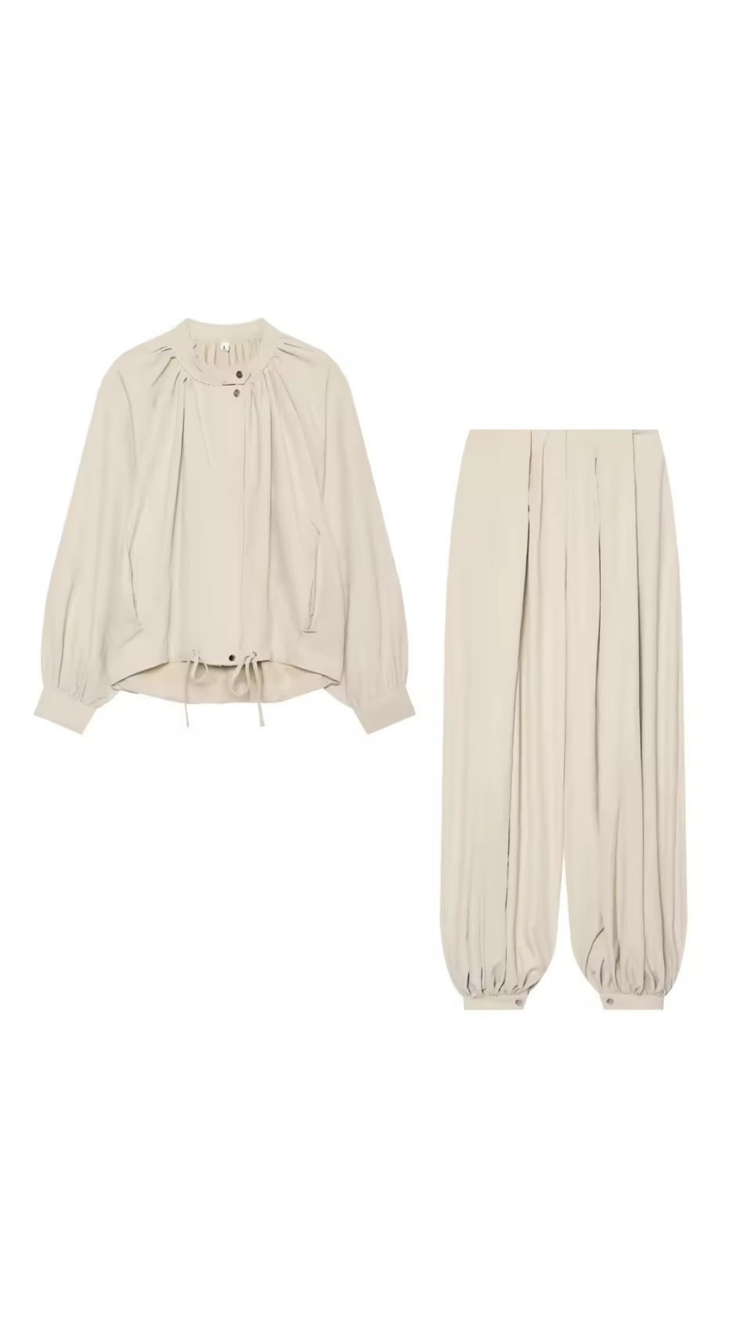Stringed top and pants